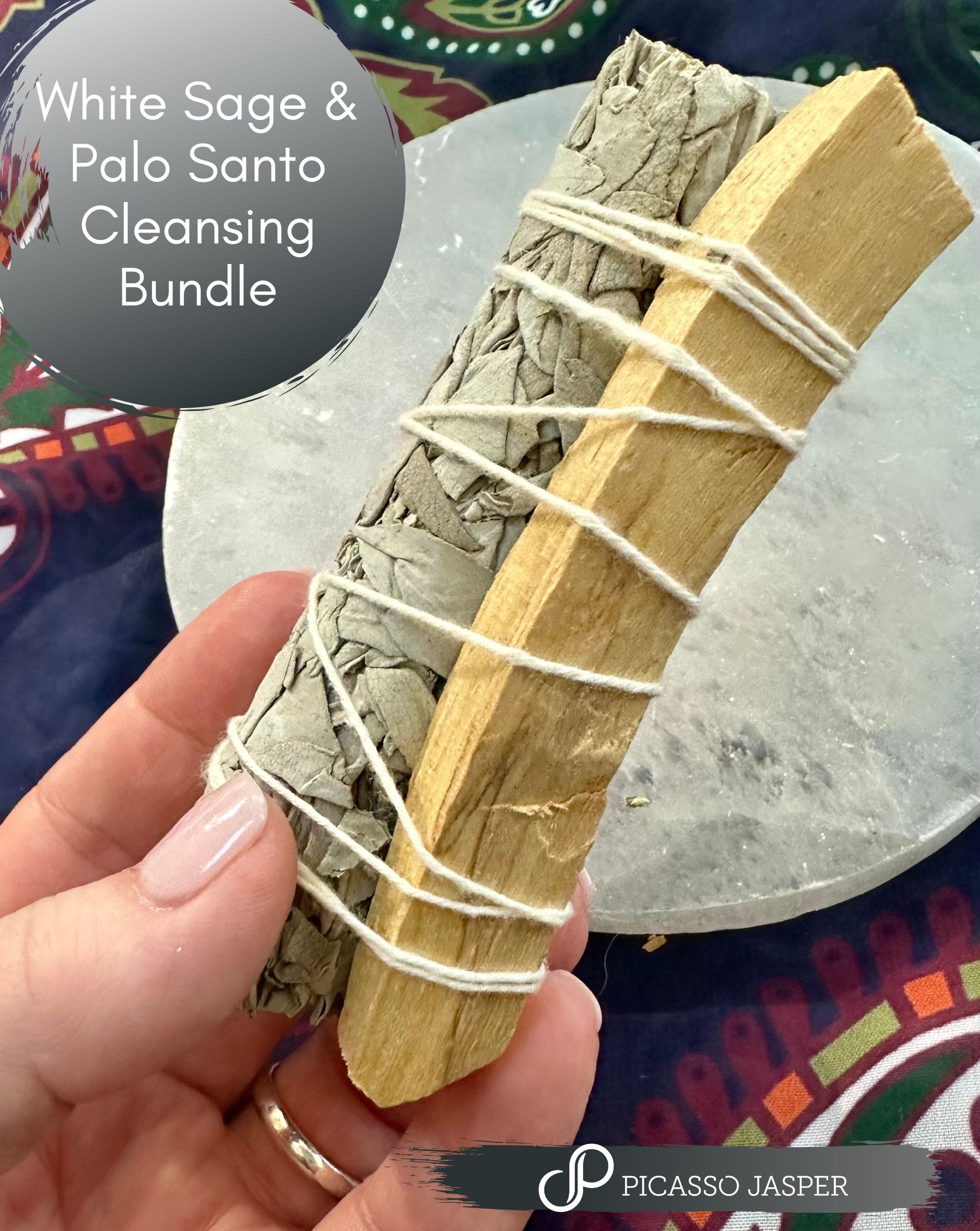 White Sage & Palo Santo: High Vibrational Cleansing Bundle