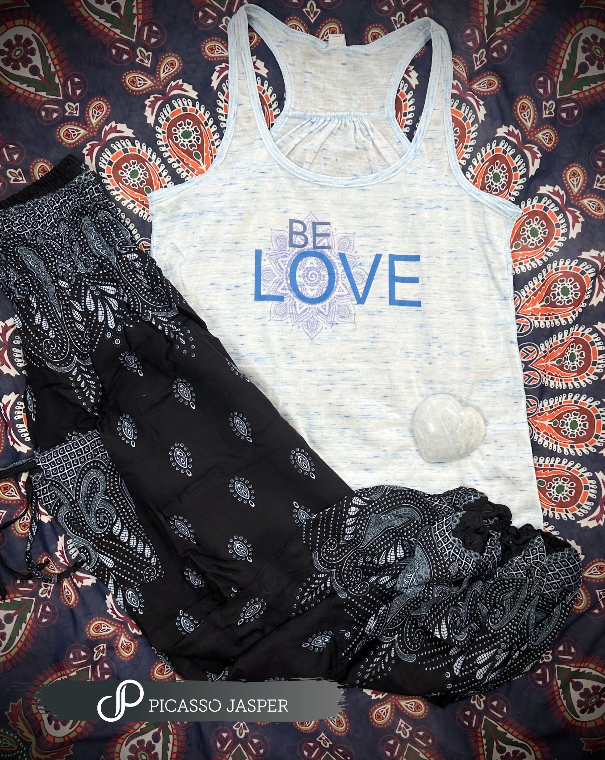 Last One! Color BE LOVE, Flowy Racerback Tank