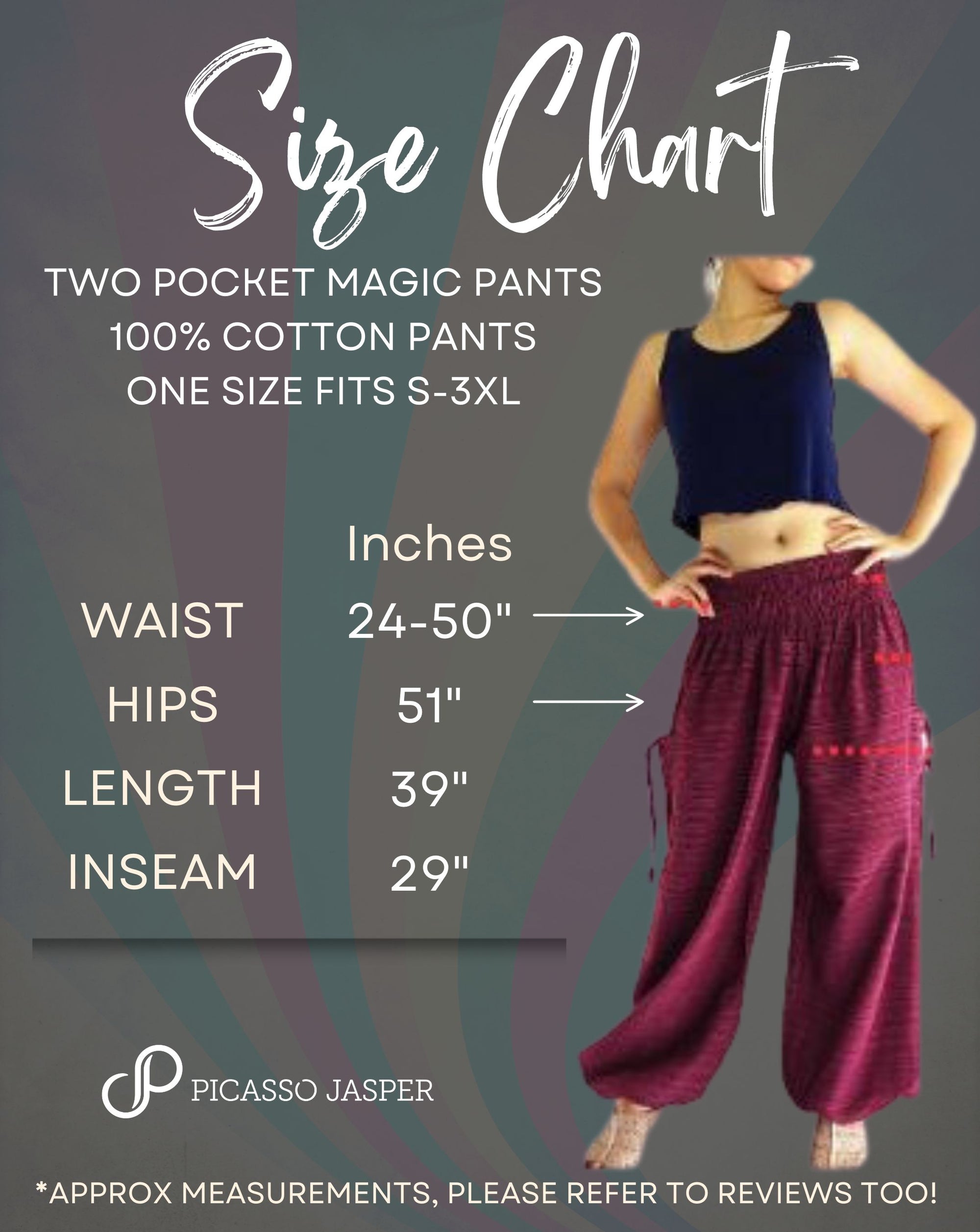 Heavily Meditated + Black Cotton Magic Pants + Crystal, Sweatshirt Bundle!