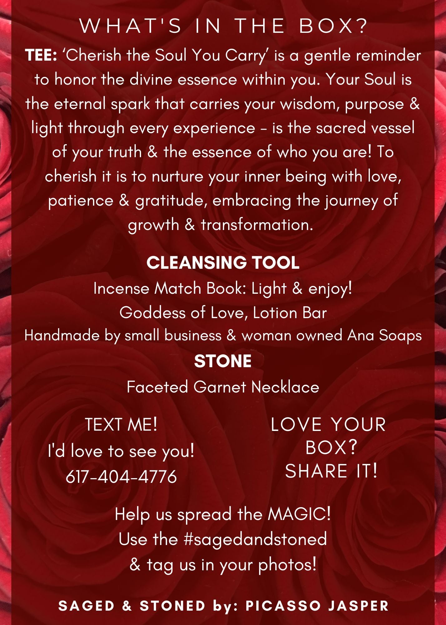 Cherish the Soul You Carry - SAGED & STONED Ritual Bundle