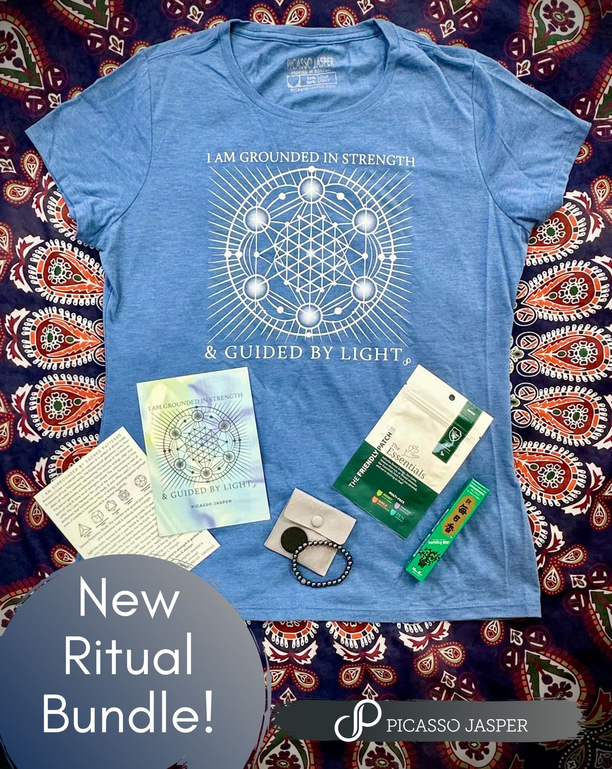 Grounded in Strength & Guided by Light - SAGED & STONED Ritual Bundle