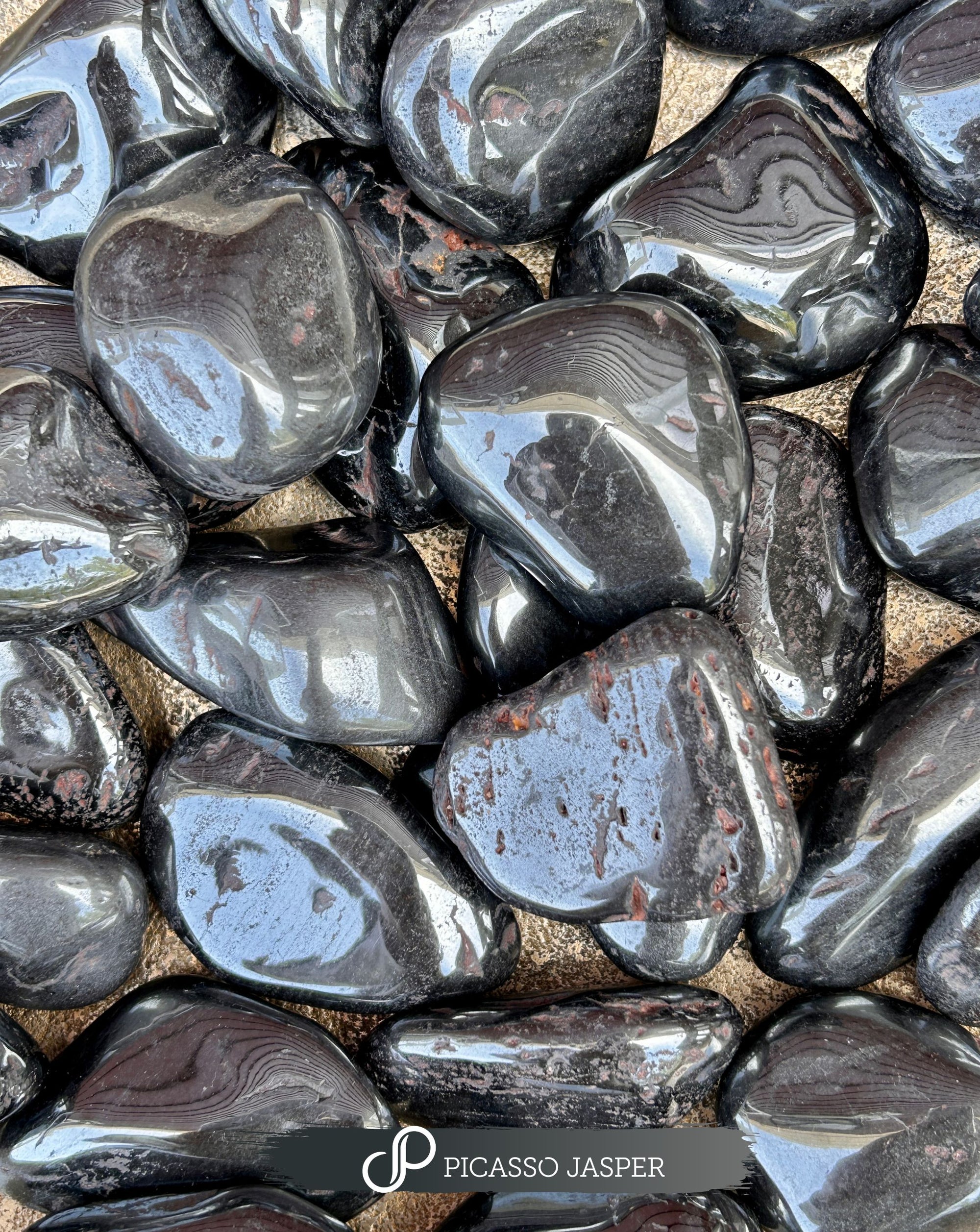 Hematite, Tumbled Stone - Stability, Protection, Power & Grounding