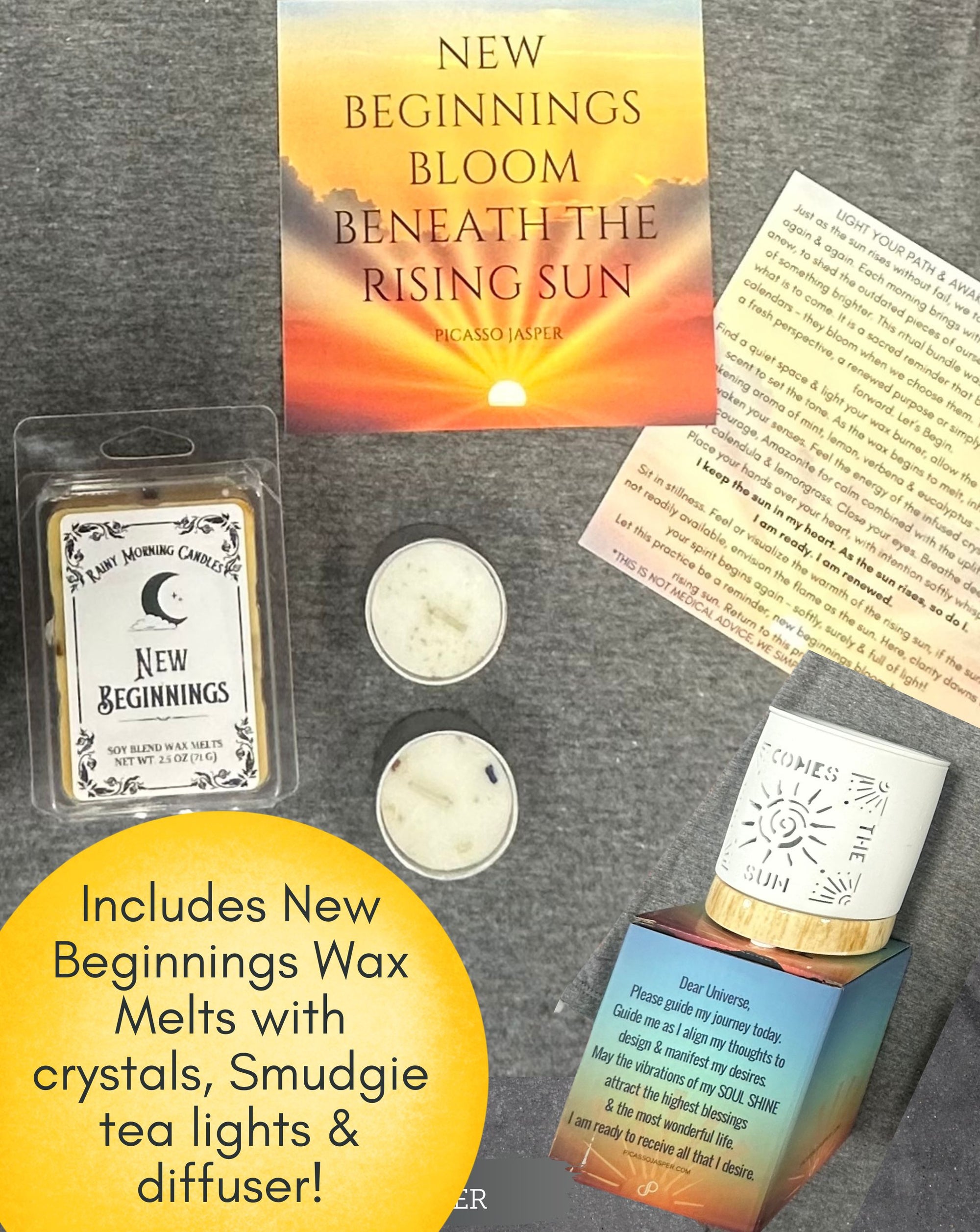 Keep the Sun in Your HEART, New Beginnings! - SAGED & STONED Ritual Bundle
