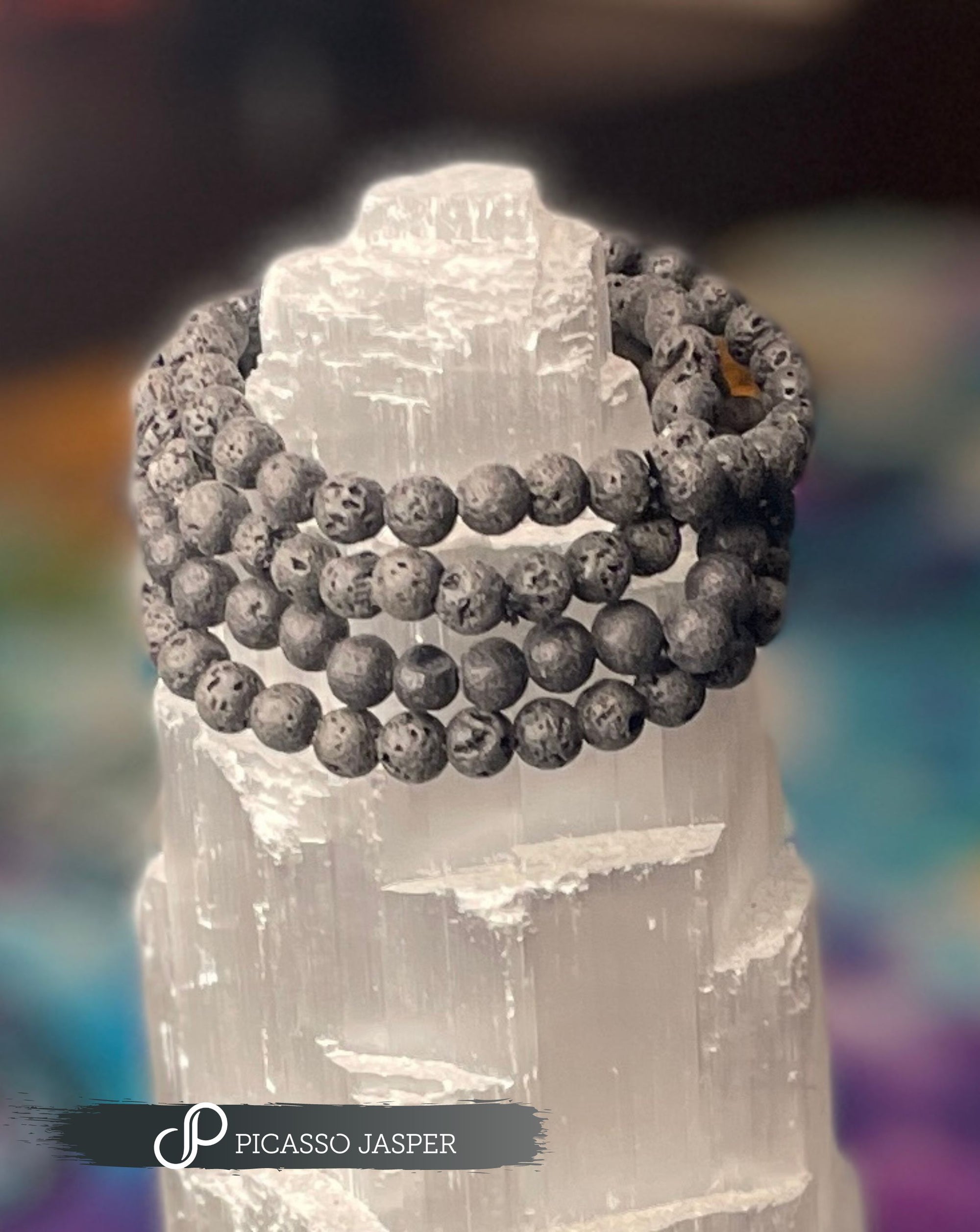 Lava Bracelet, AKA: Oil Diffuser: Grounding + Security