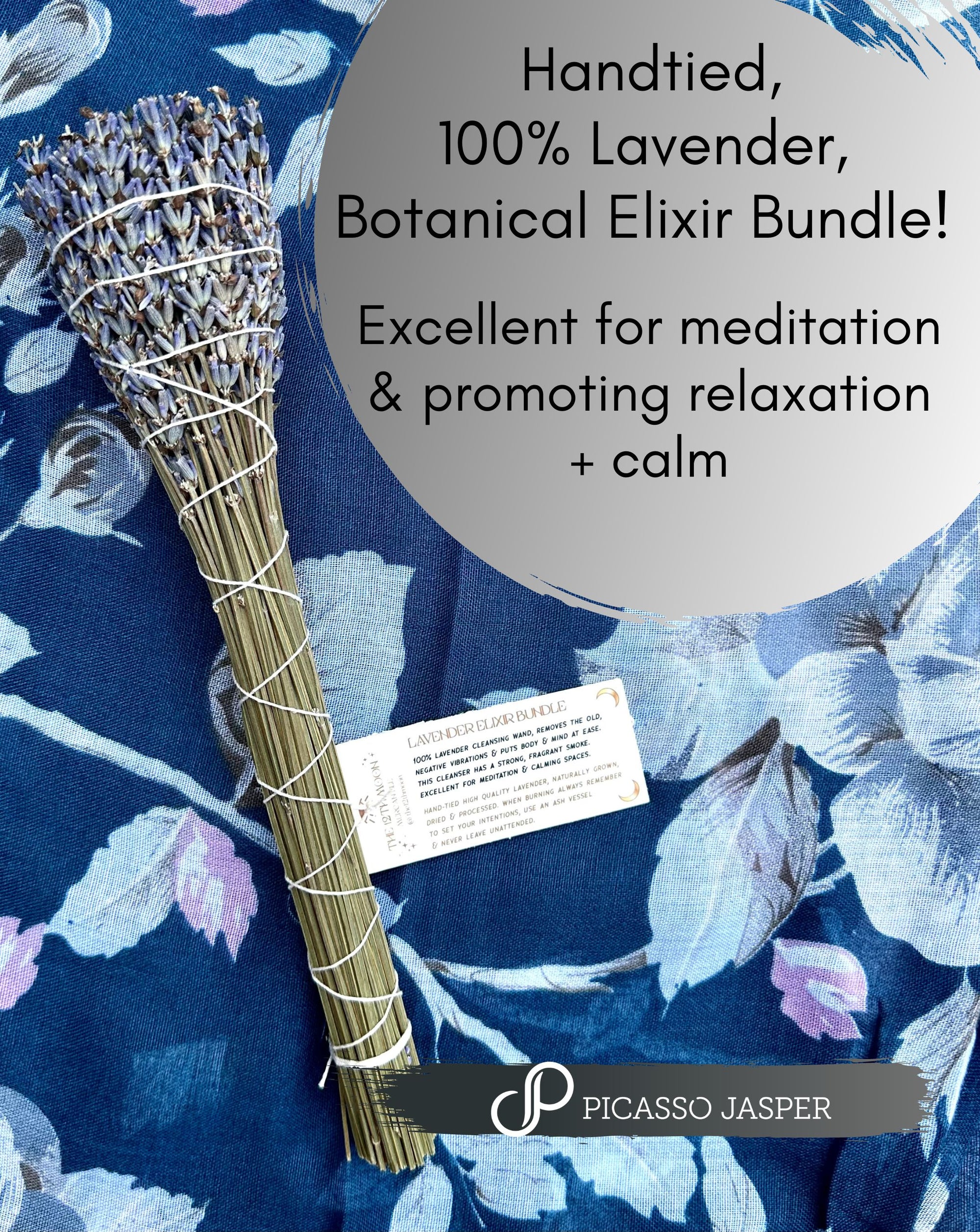 Hand-tied, Lavender: High Vibrational Cleansing Bundle