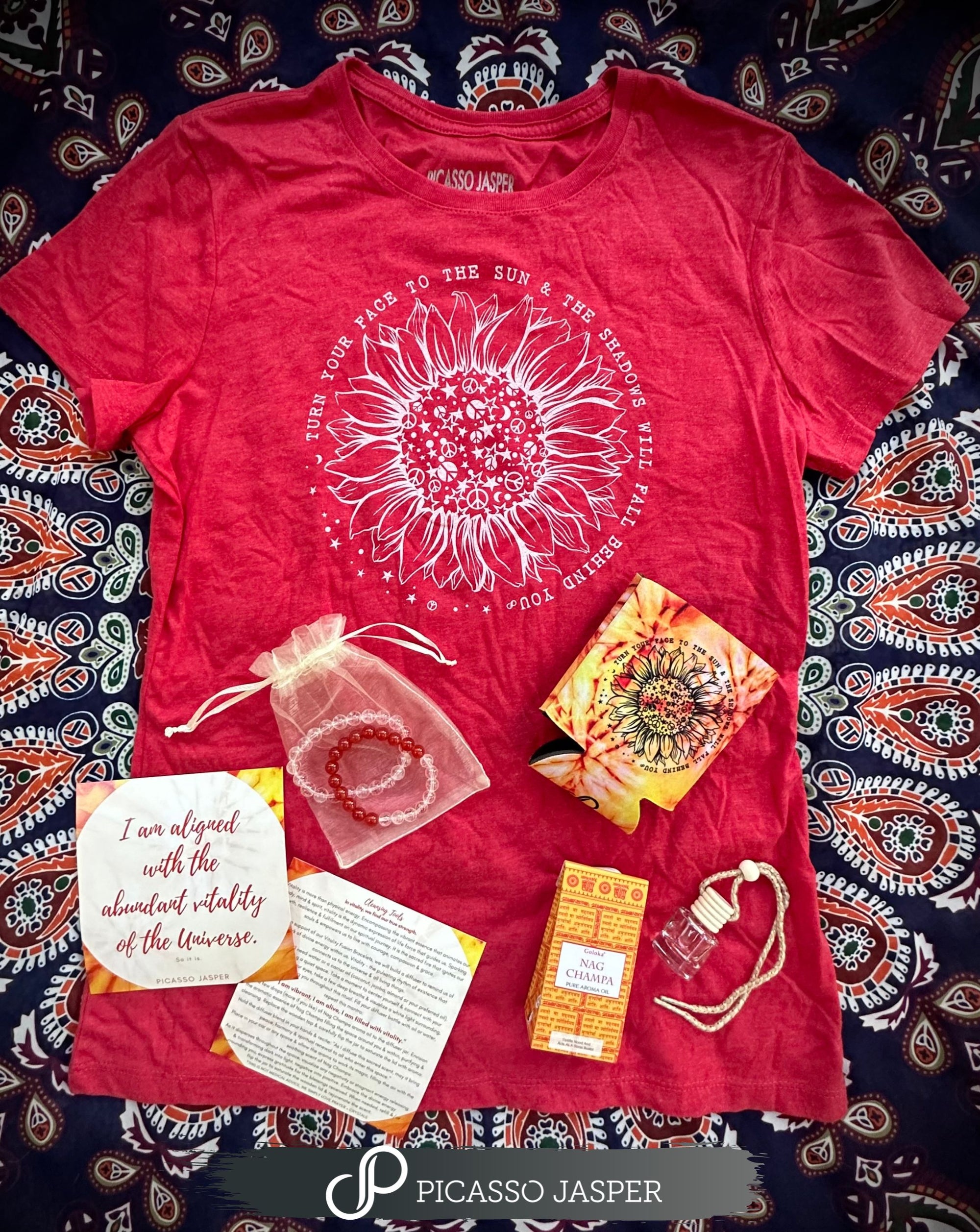 Last Few! Let the Shadows Fall Behind You, Sunflower + Vitality - SAGED & STONED Ritual Bundle