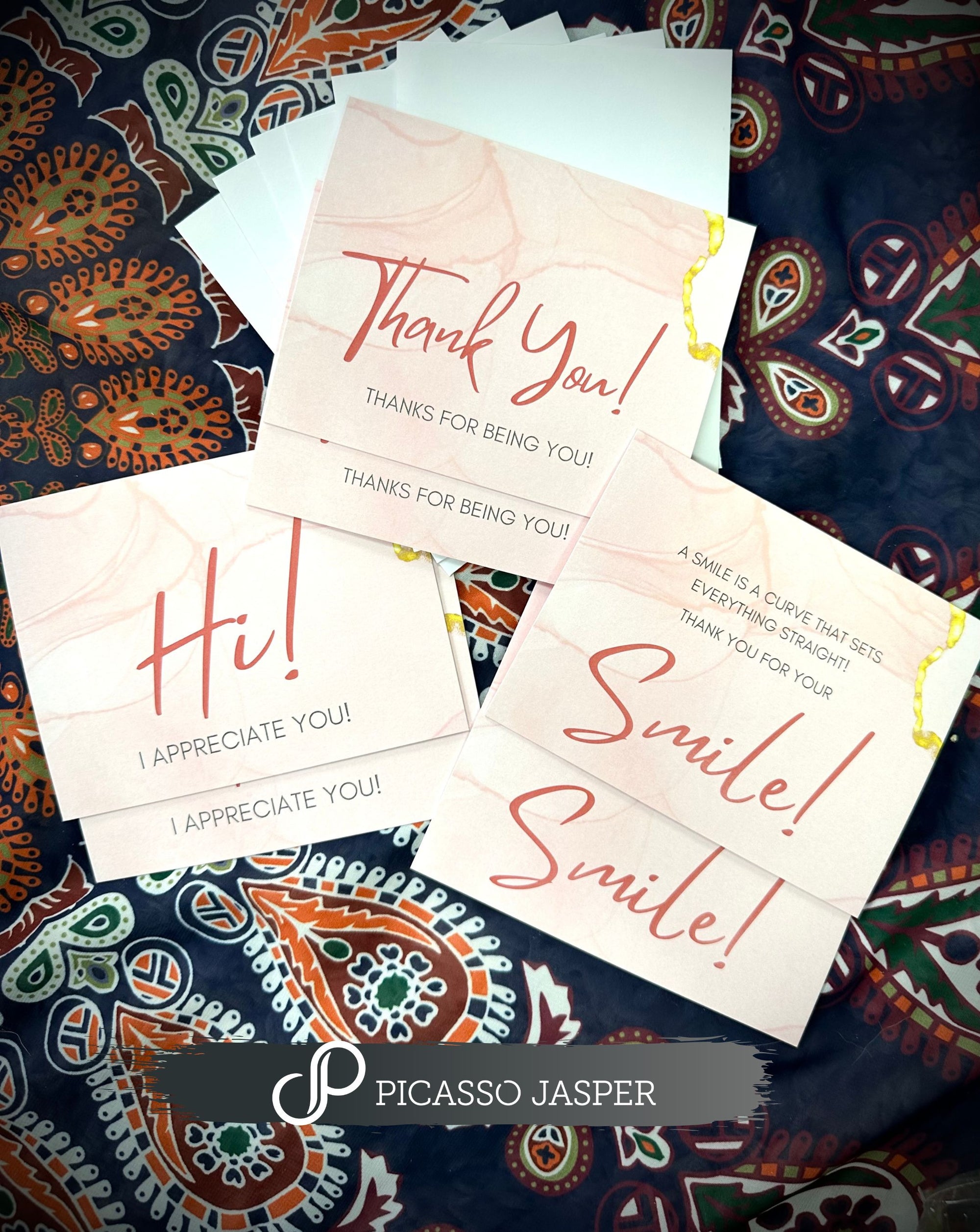 6 THANK YOU! Note Card Set
