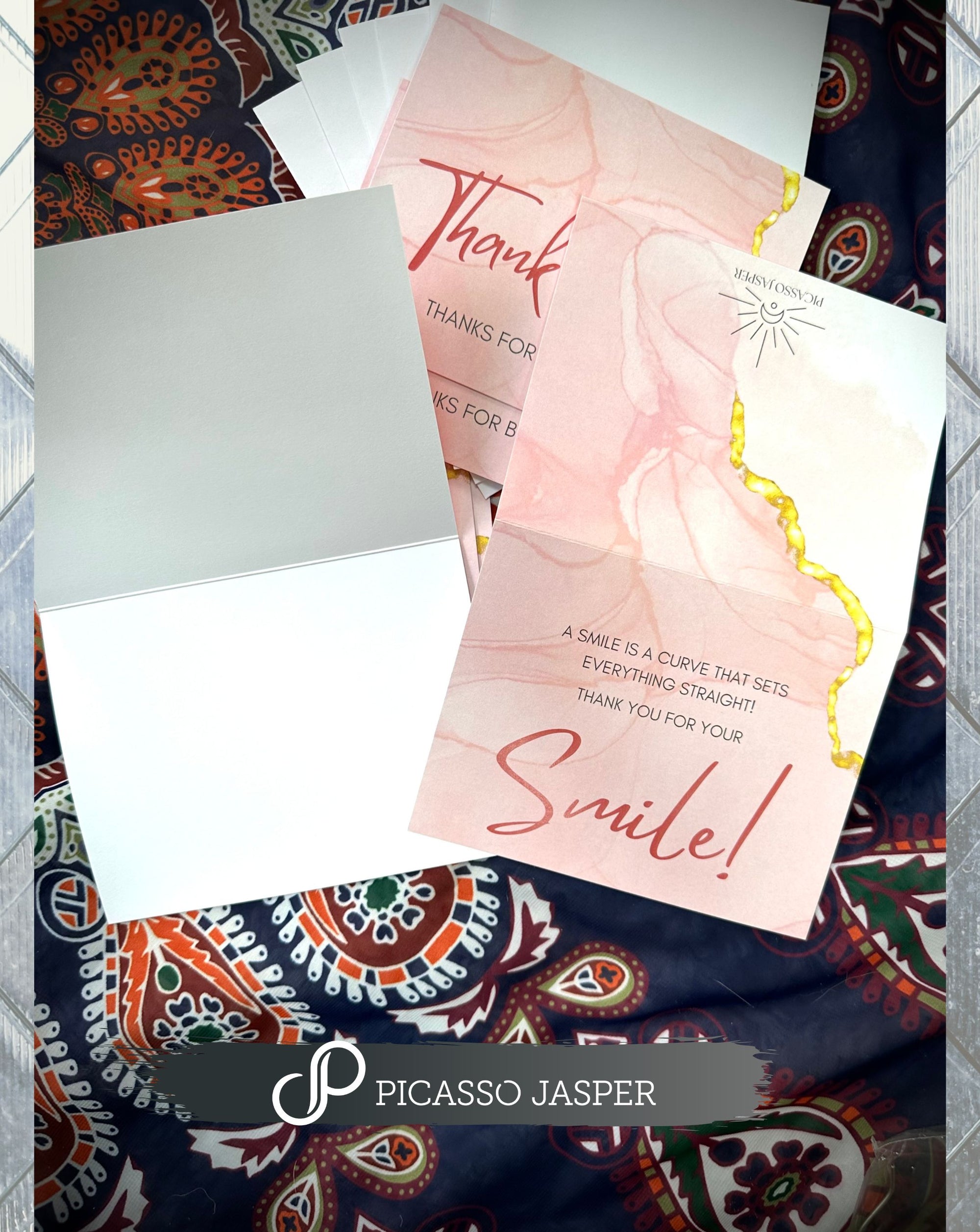 6 THANK YOU! Note Card Set
