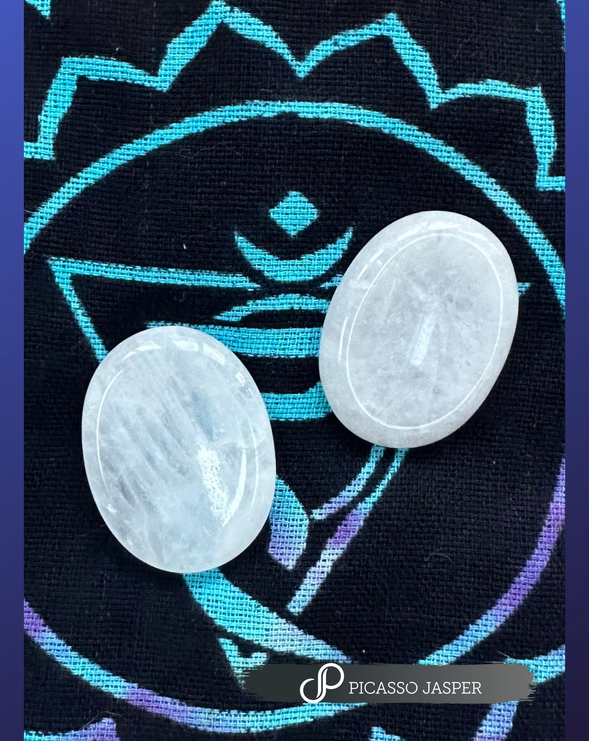 White Jade Worry Stone, Peace + Calm, Healing Energy