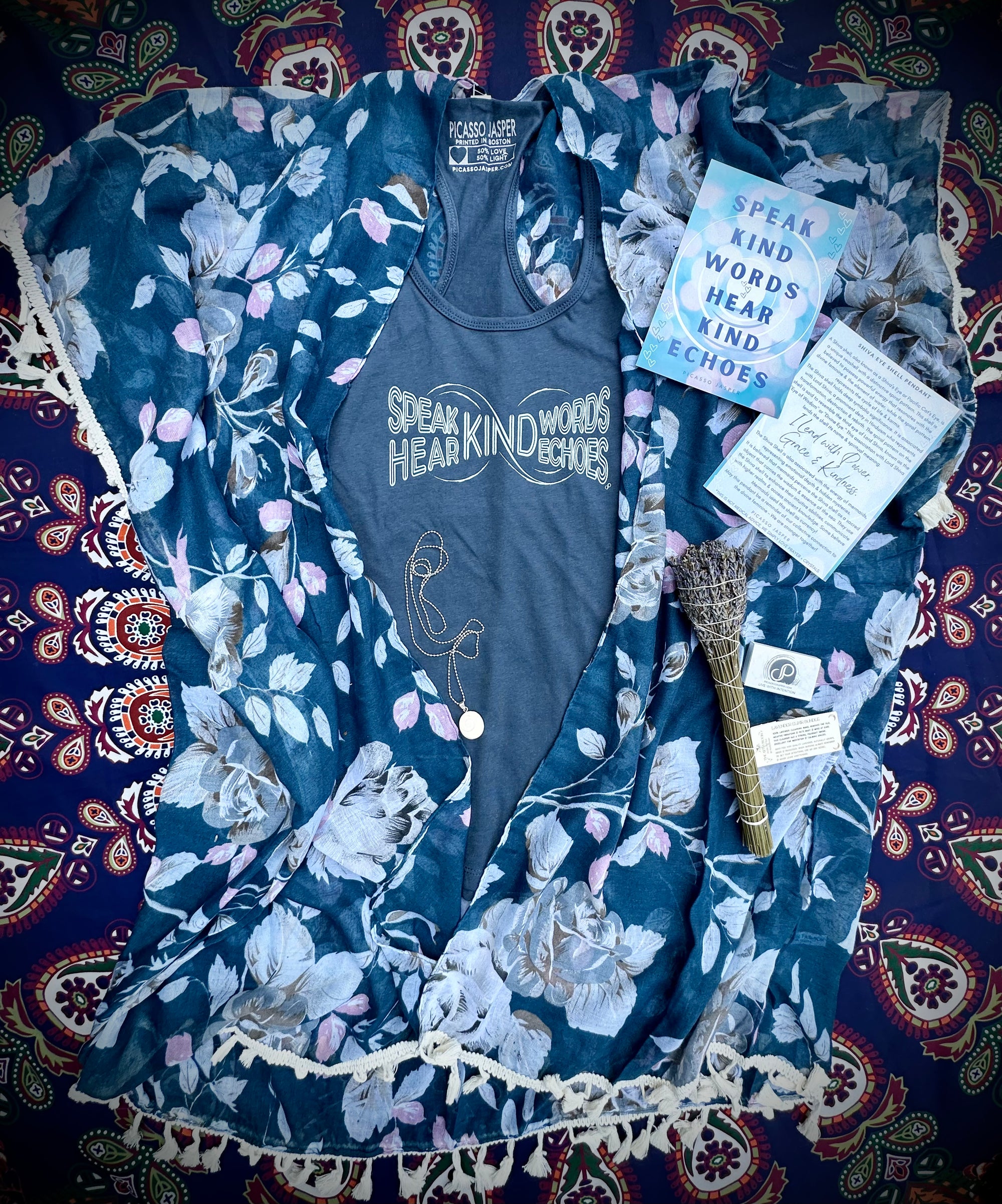 Speak Kind Words, Hear Kind Echoes - SAGED & STONED Ritual Bundle
