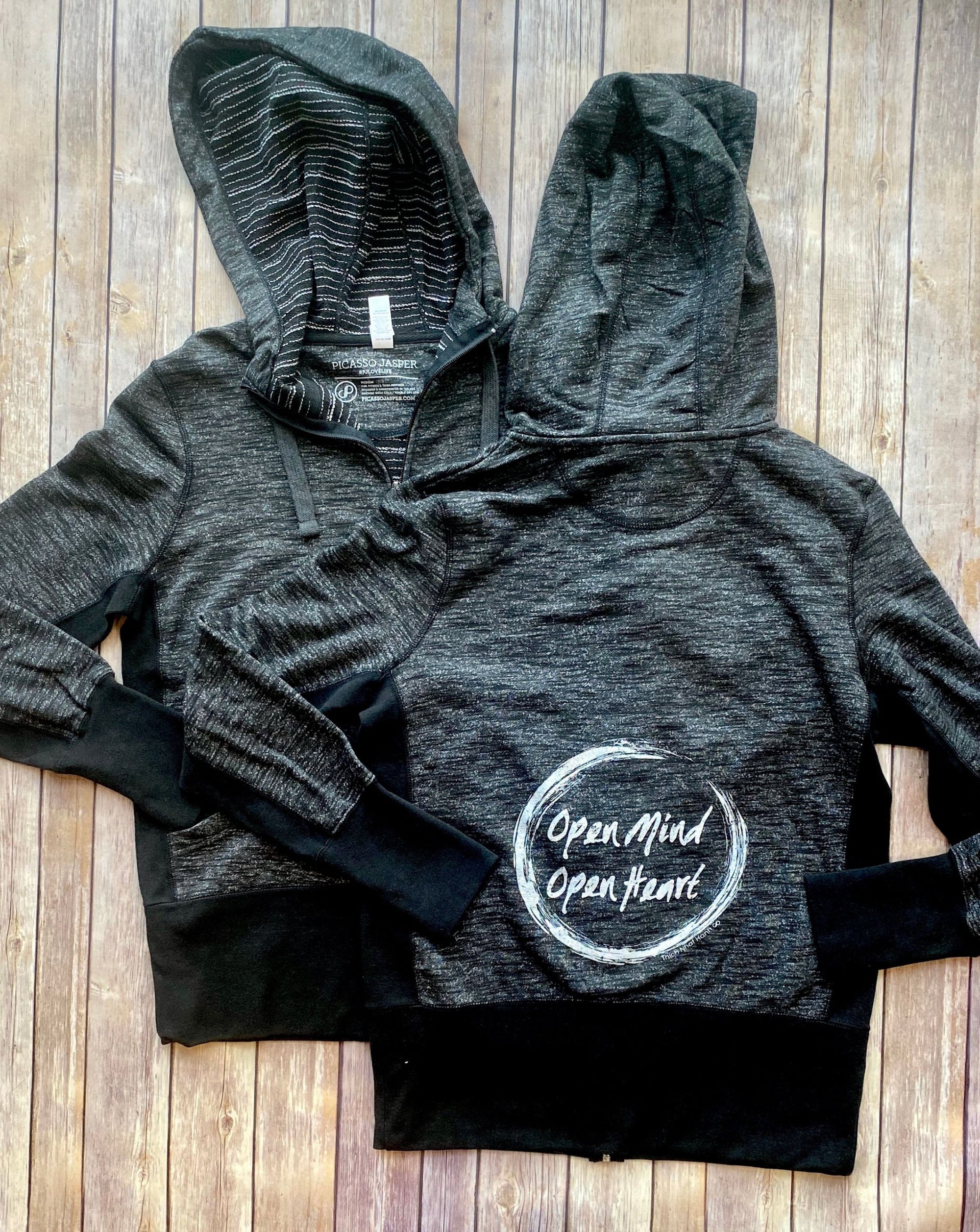 LAST ONES! Open Heart, Open Mind Zip Hoodie