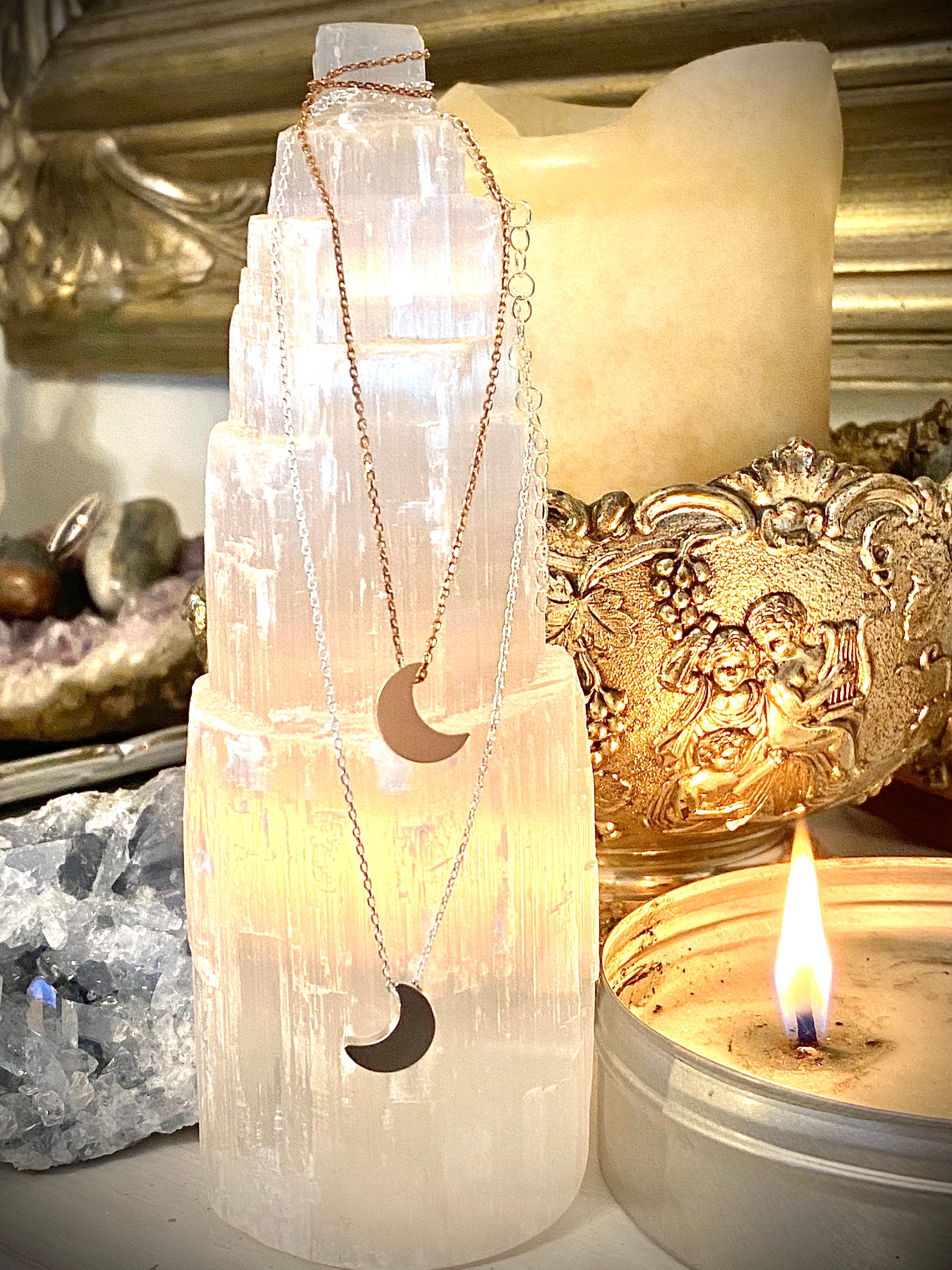 Last One! Dainty Magical Moon Necklace