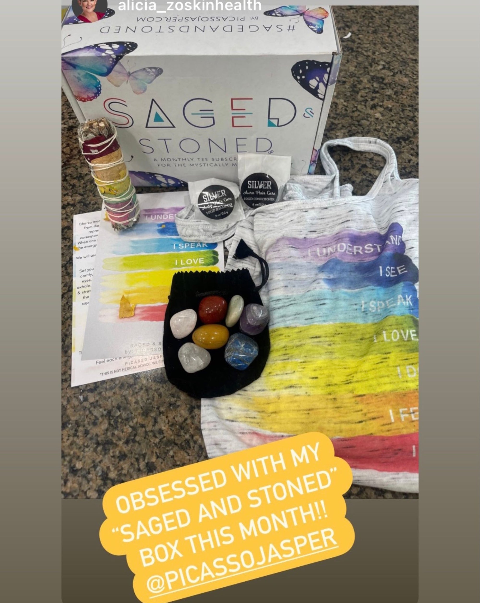 Med, Large & XL Only: Balancing your Chakras!- SAGED & STONED Ritual Bundle!