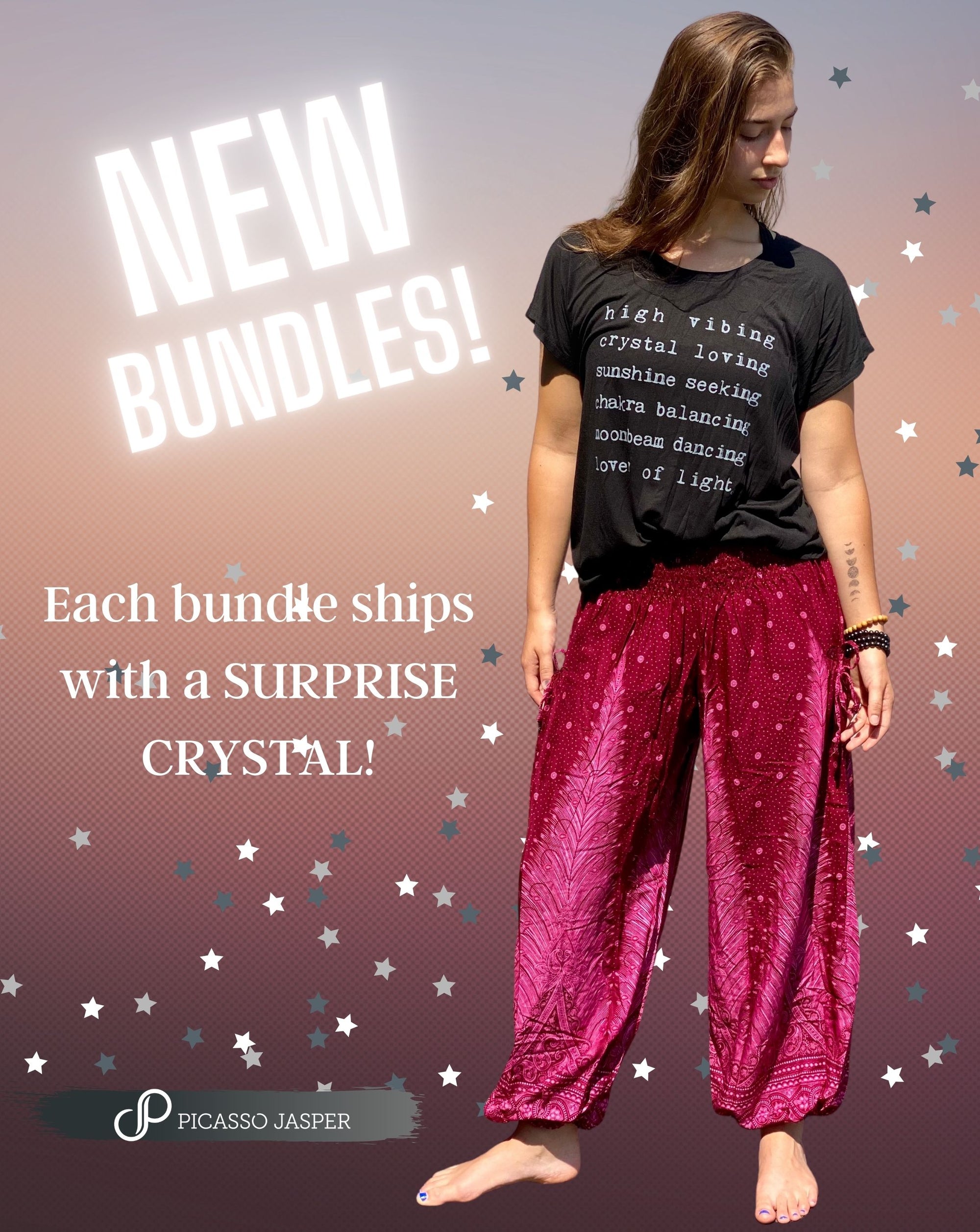 Feather + Lover of Light + Crystal- Bundle!
