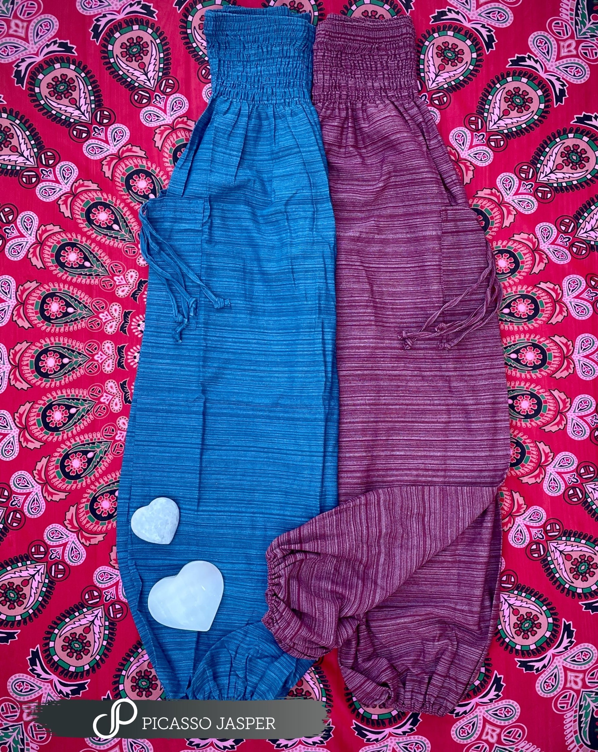 Stripe Texture, Two Pocket MAGIC, Cotton Pant