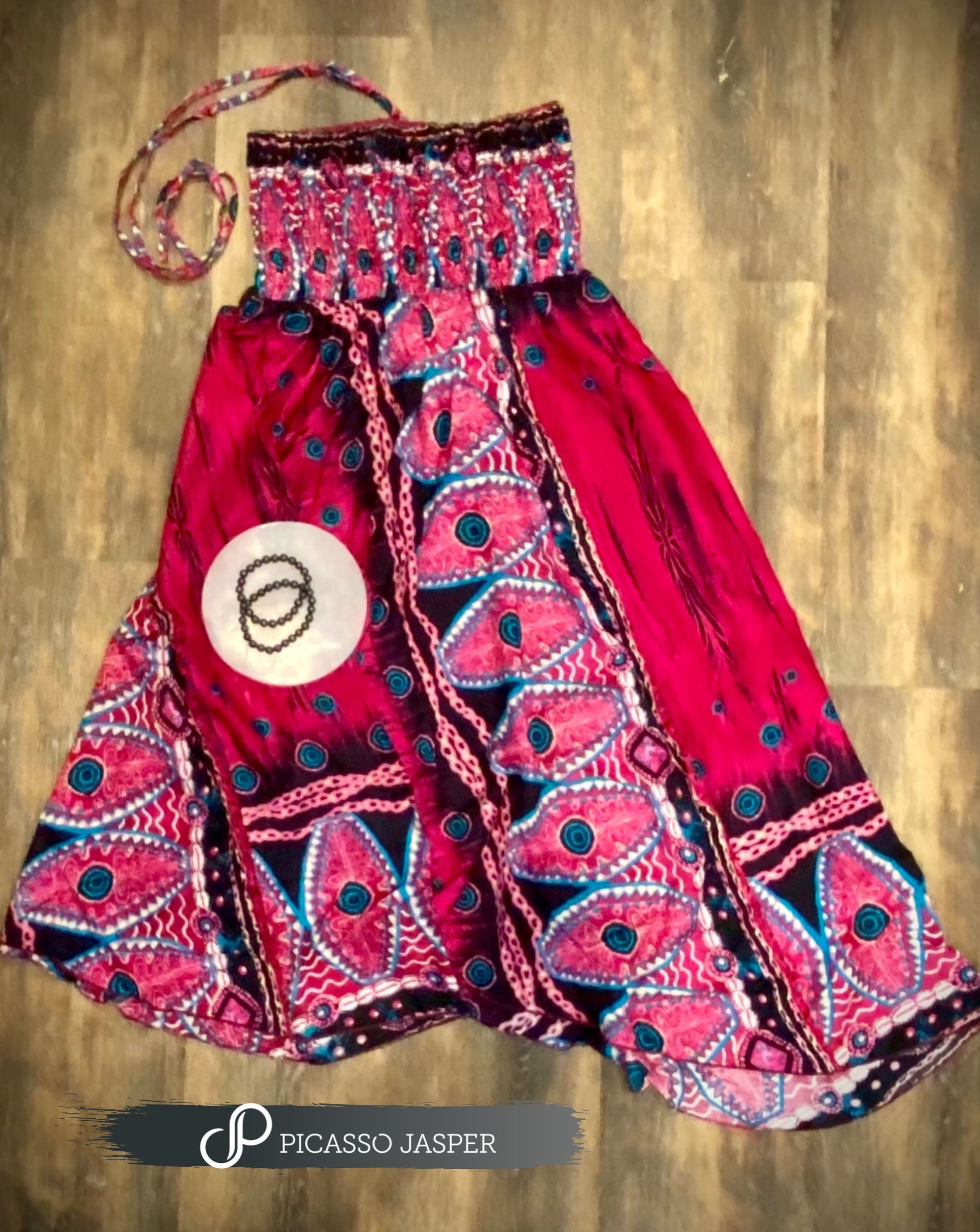 Galaxy Goddess Maxi Skirt or Strapless Dress