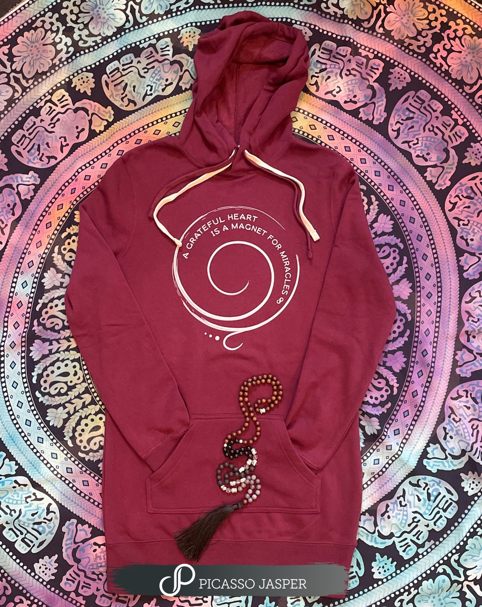 Last few! Universal Symbol for Gratitude, Sweatshirt Dress