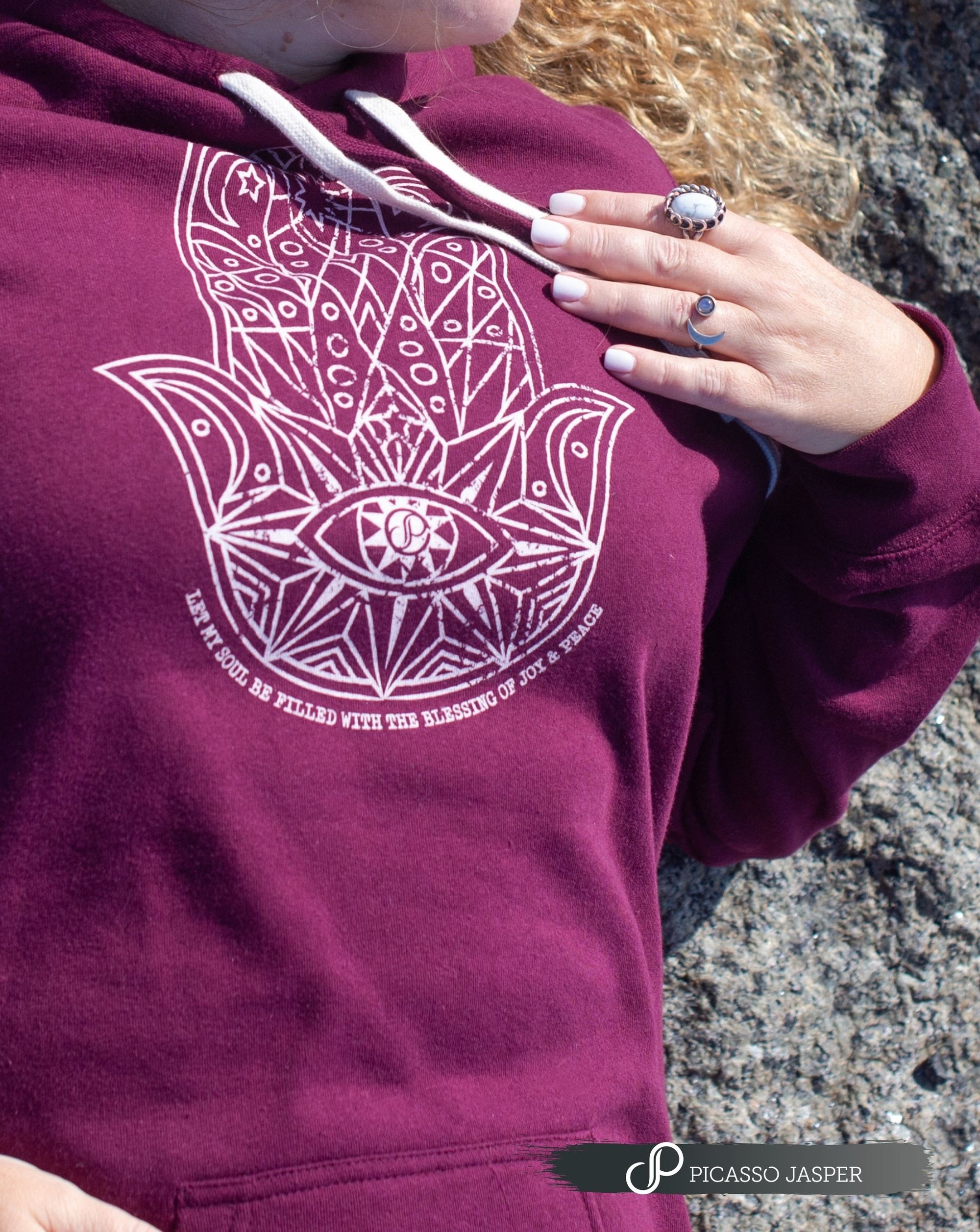 Hamsa Blessing, Sweatshirt Dress