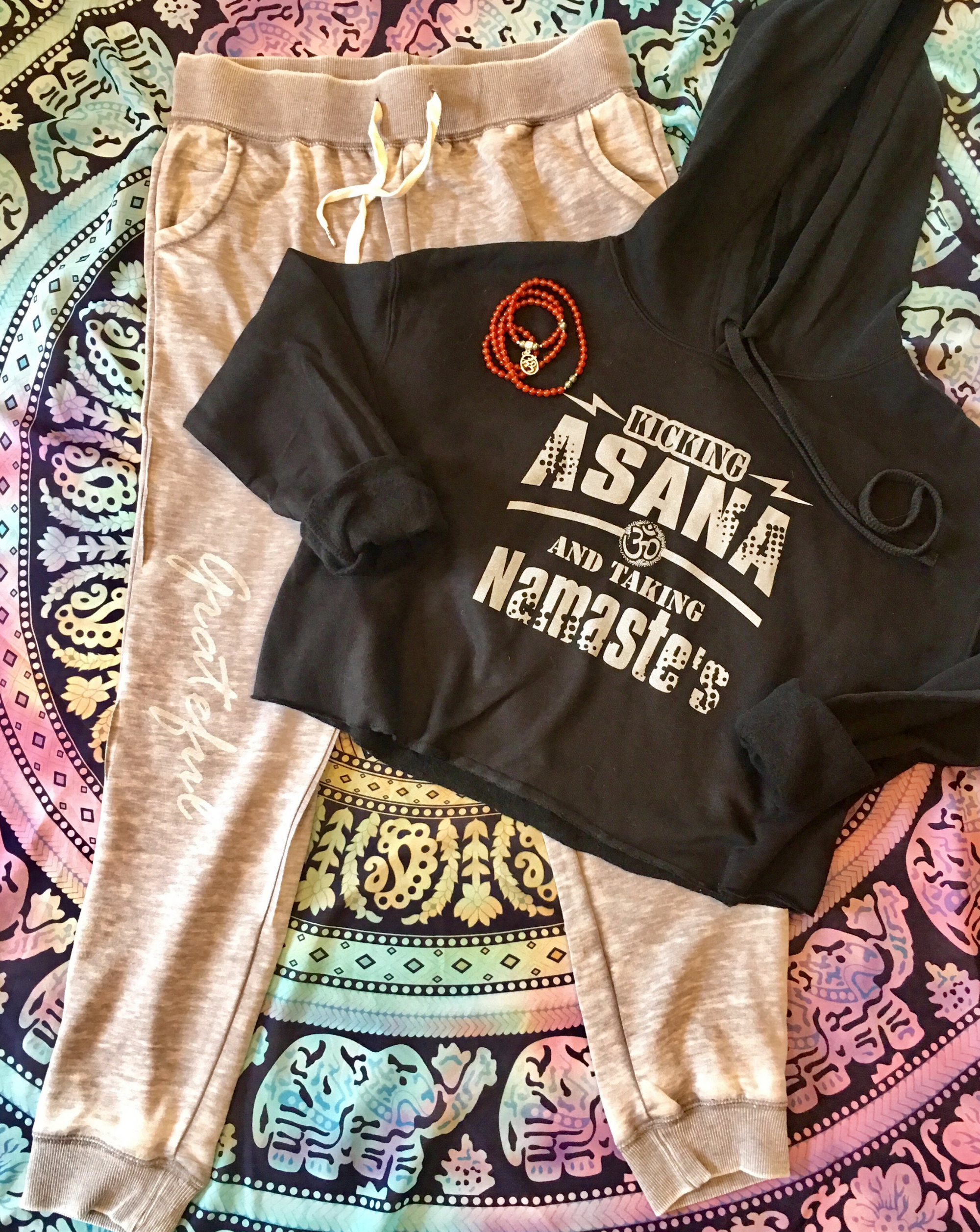 Kicking ASANA & Taking Namaste's Crop Hoodie