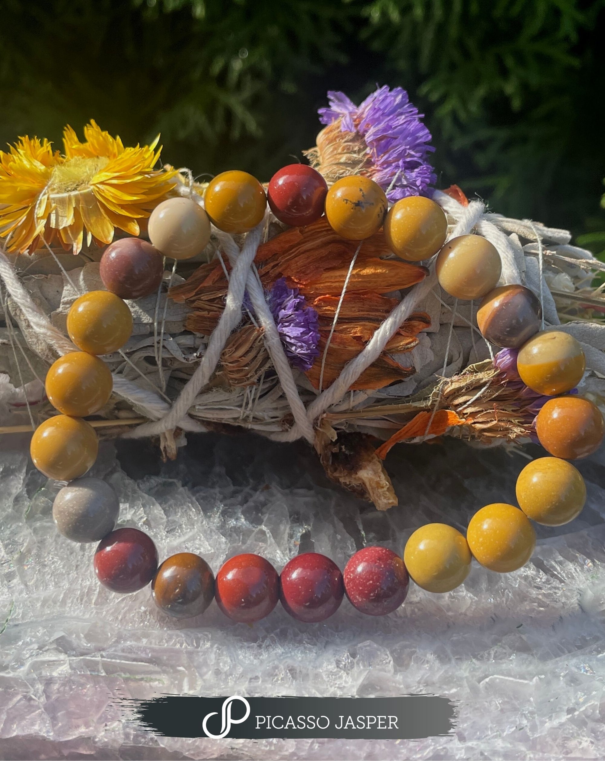 Mookaite, Crystal Bracelet- Nurturing, Grounding + Protection