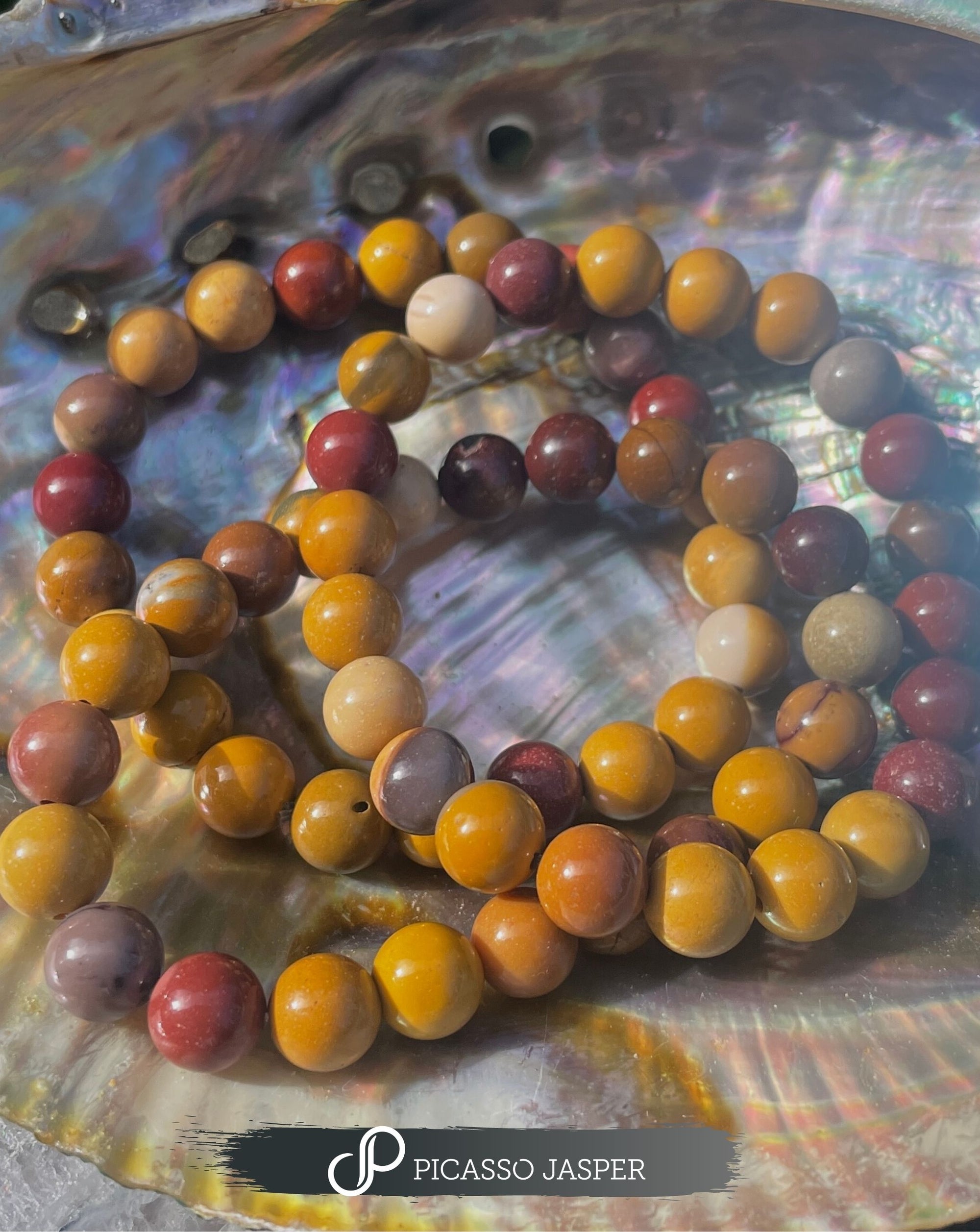Mookaite, Crystal Bracelet- Nurturing, Grounding + Protection
