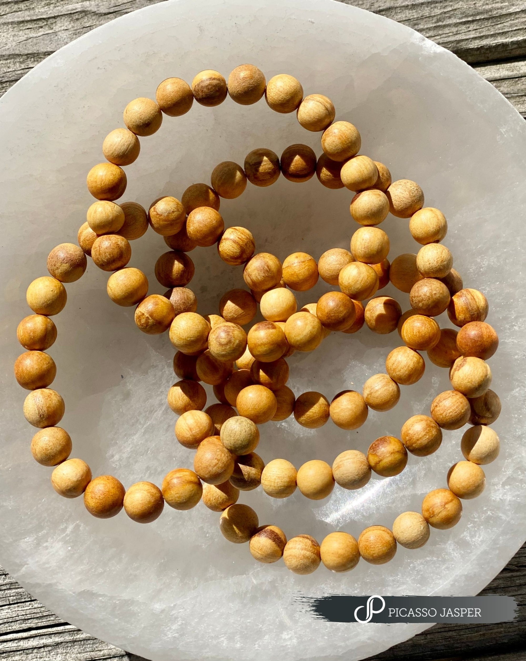 Palo Santo Bracelet: 8mm bead