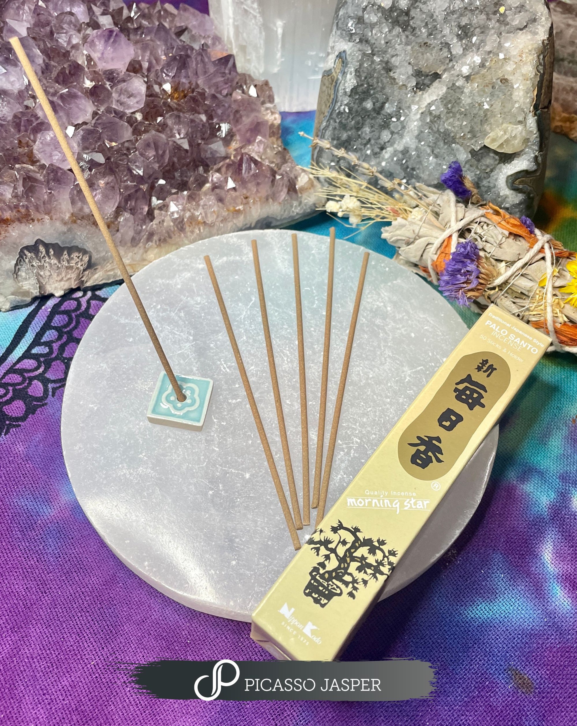 Last One! Reflection Journal + White Jade Worry Stone, Cleansing Bundle