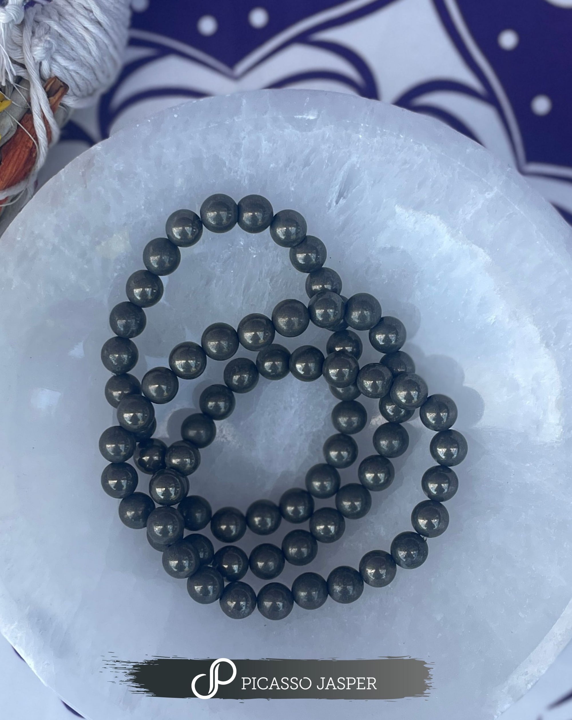 Pyrite Crystal Bracelet, Attract Abundance, Luck, Money