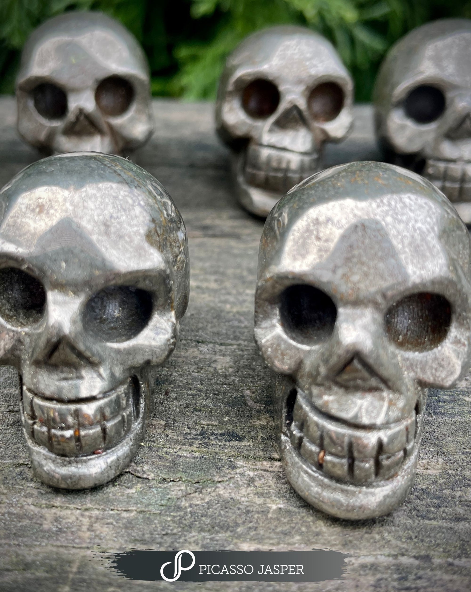 Pyrite Skull, Attract Abundance + Luck + Money