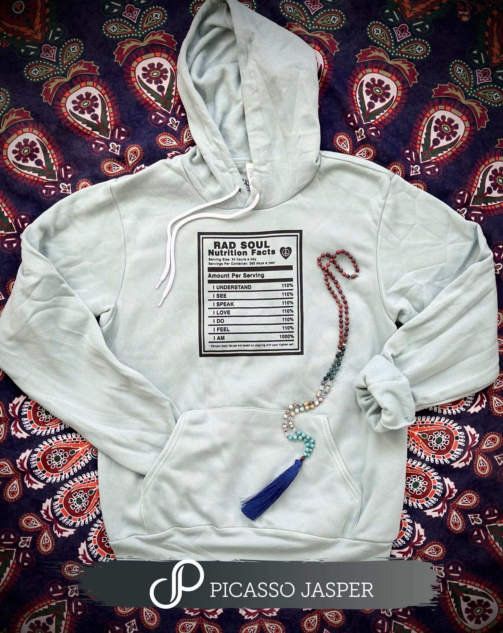 Last one. Rad Soul! All the Chakra Ingredients, Cozy Hoodie