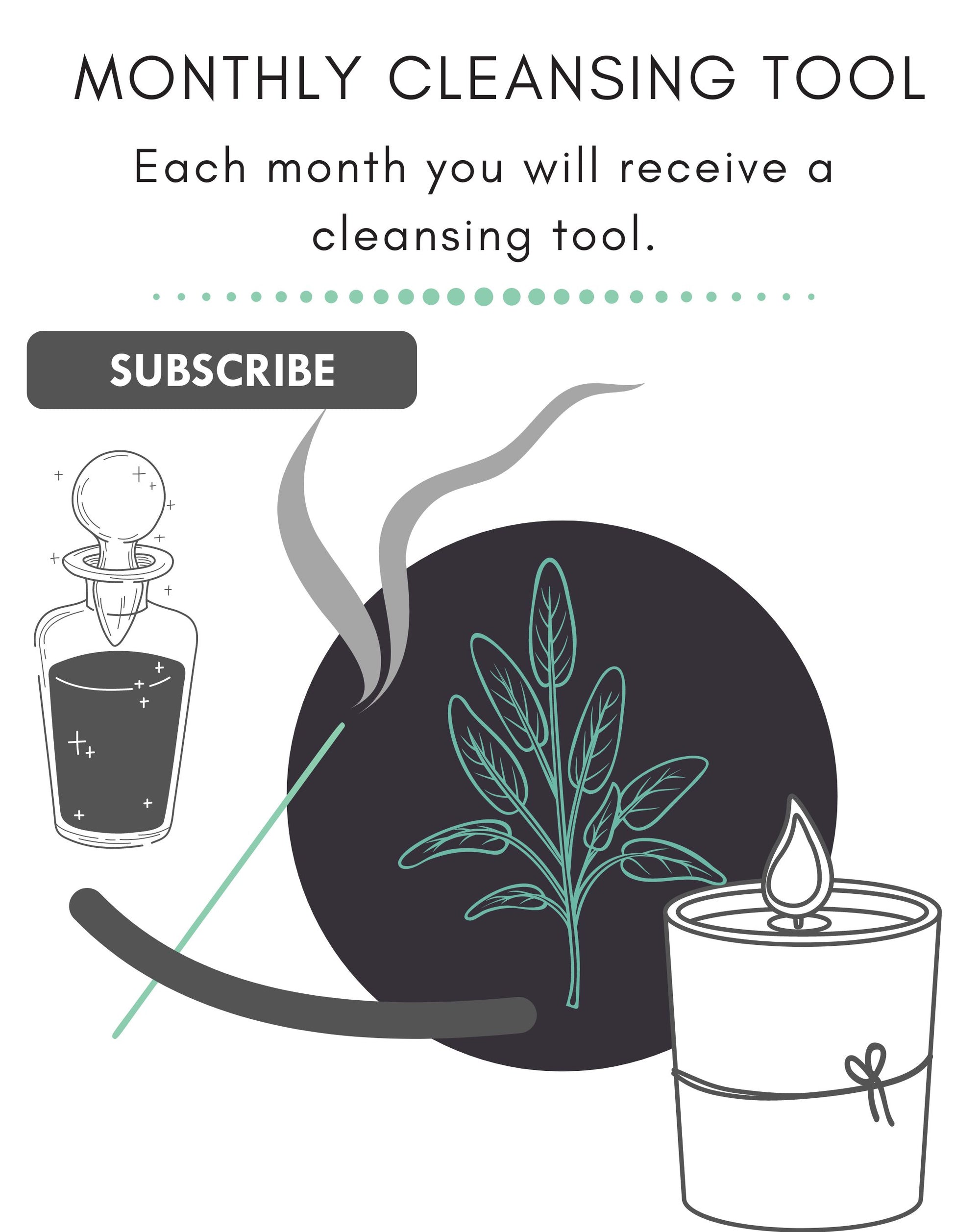 Saged & Stoned, Monthly Cleansing Tool Subscription + Free Shipping!