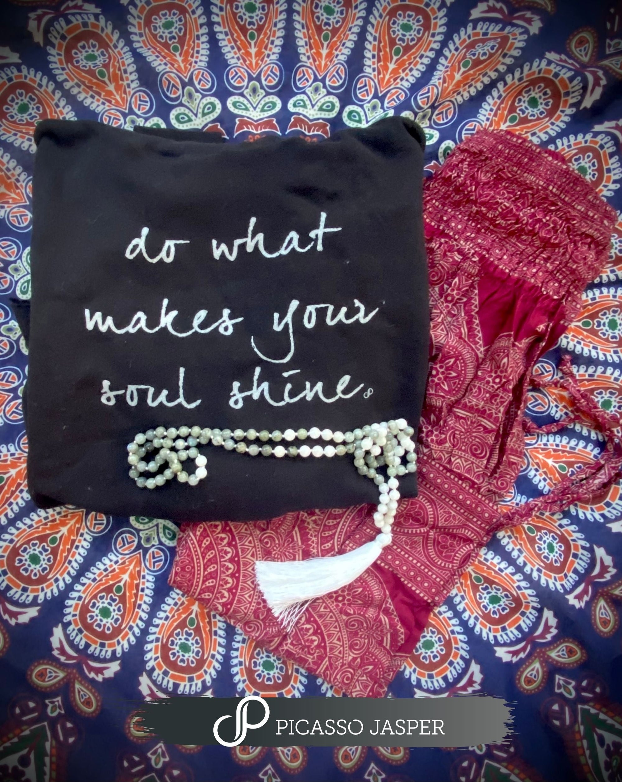 Last Ones! Do What Makes Your Soul Shine, Black Crop Hoodie