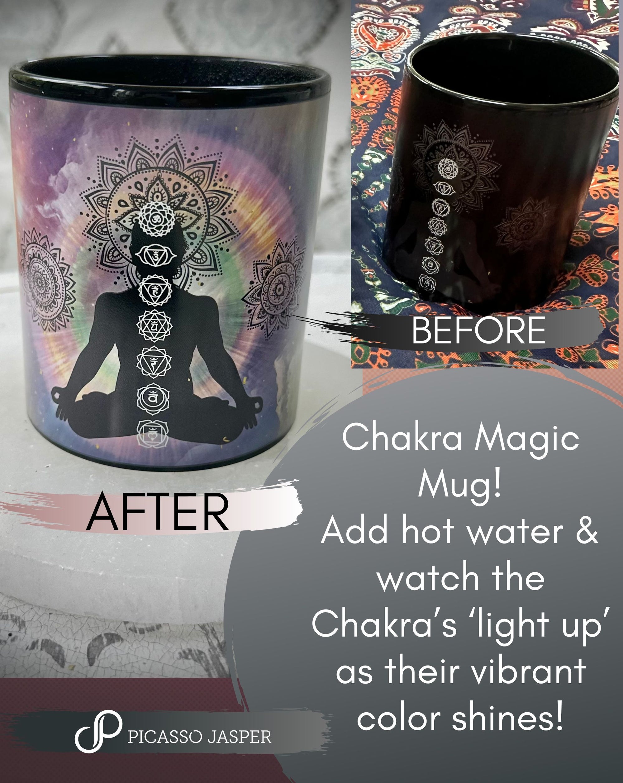 Magic Chakra, Color Changing- Ceramic Mug