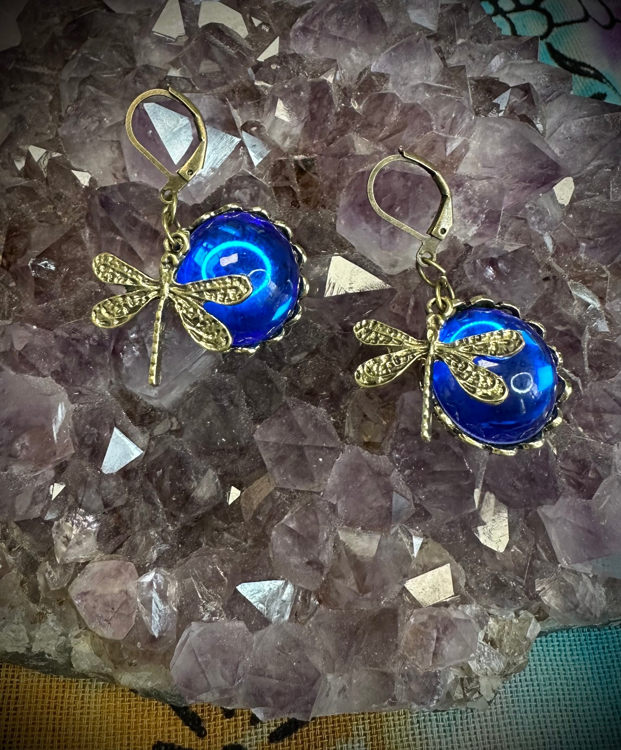 Vintage Inspired, Dragonfly EARRINGS- Alignment with our Truth