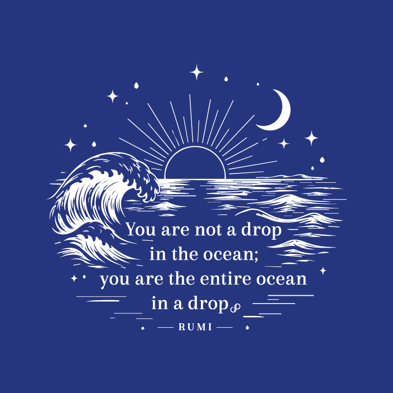 You are the Entire Ocean in a Drop, Vintage Vibe Tee