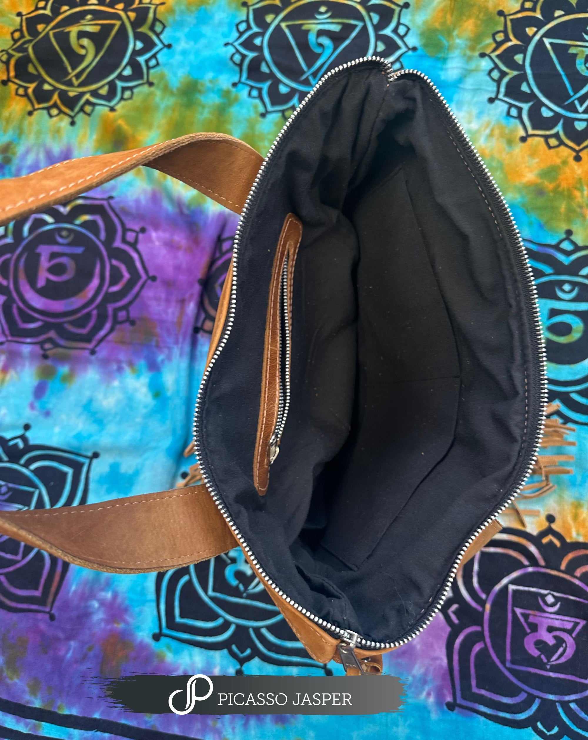 Embroidered Crossbody Bag or Strap Tote
