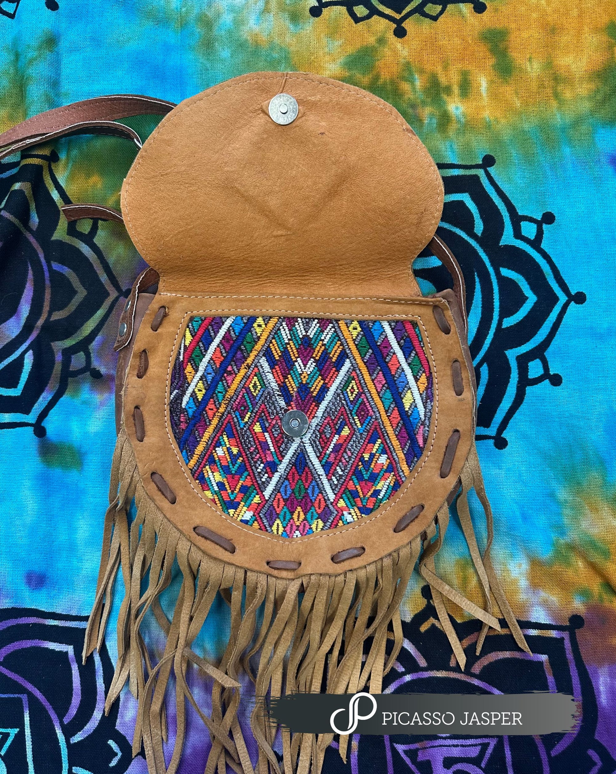 Embroidered Crossbody Bag or Strap Tote