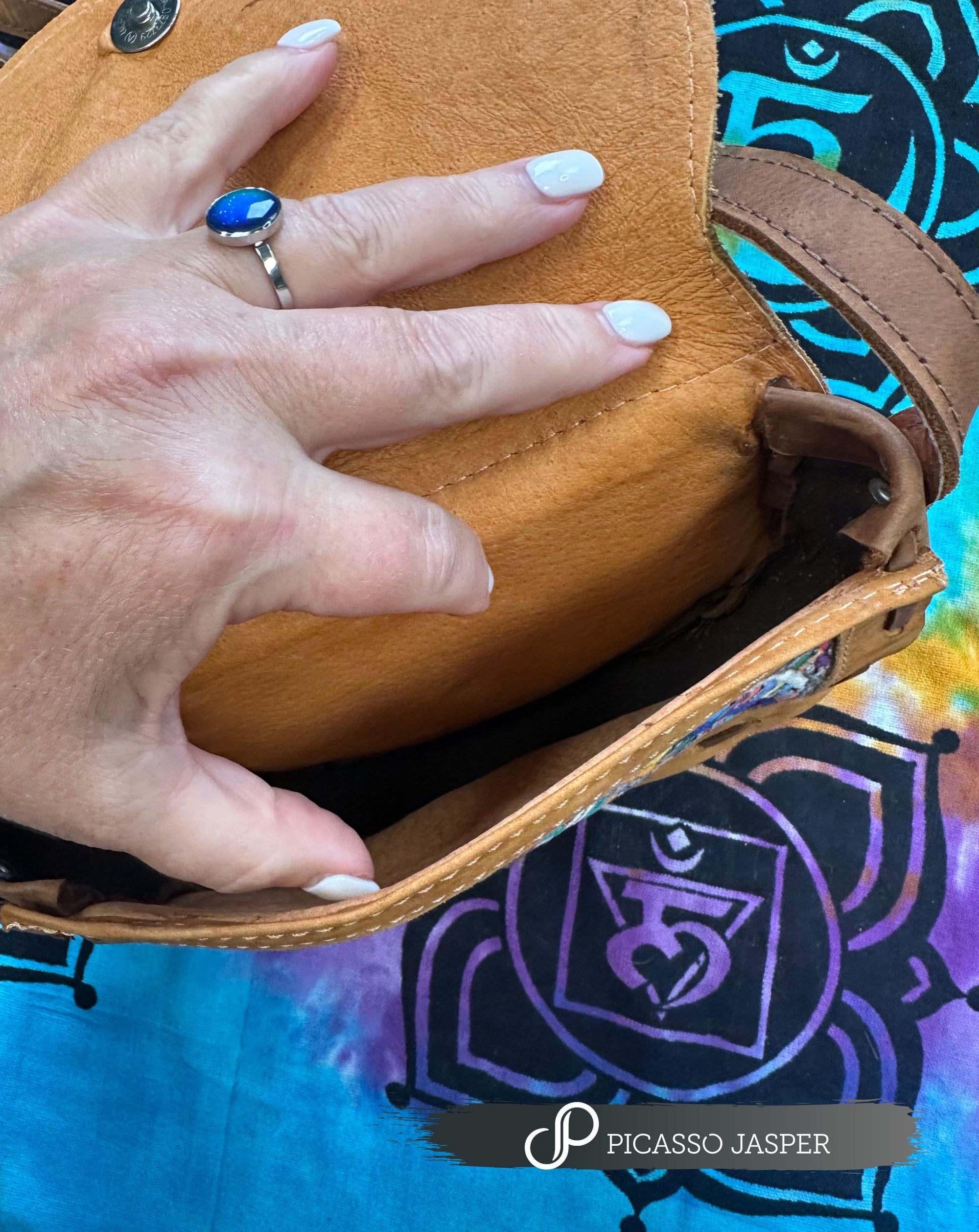 Embroidered Crossbody Bag or Strap Tote