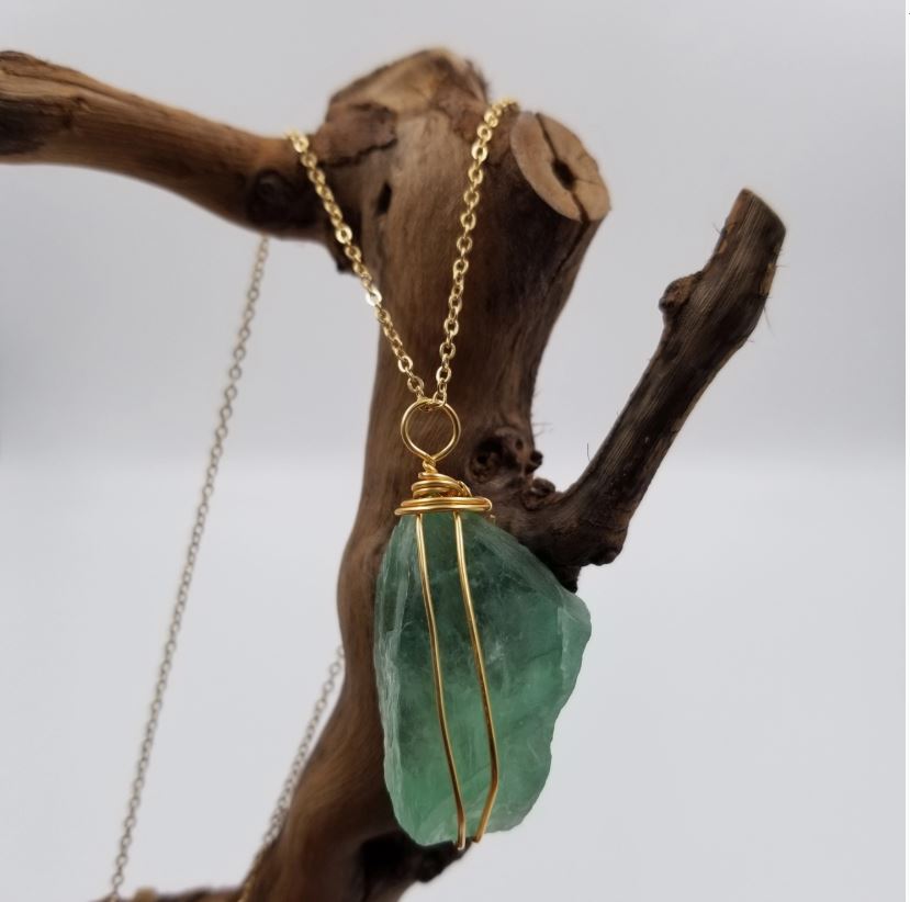 Fluorite Pendant Necklace: Go with the Flow!
