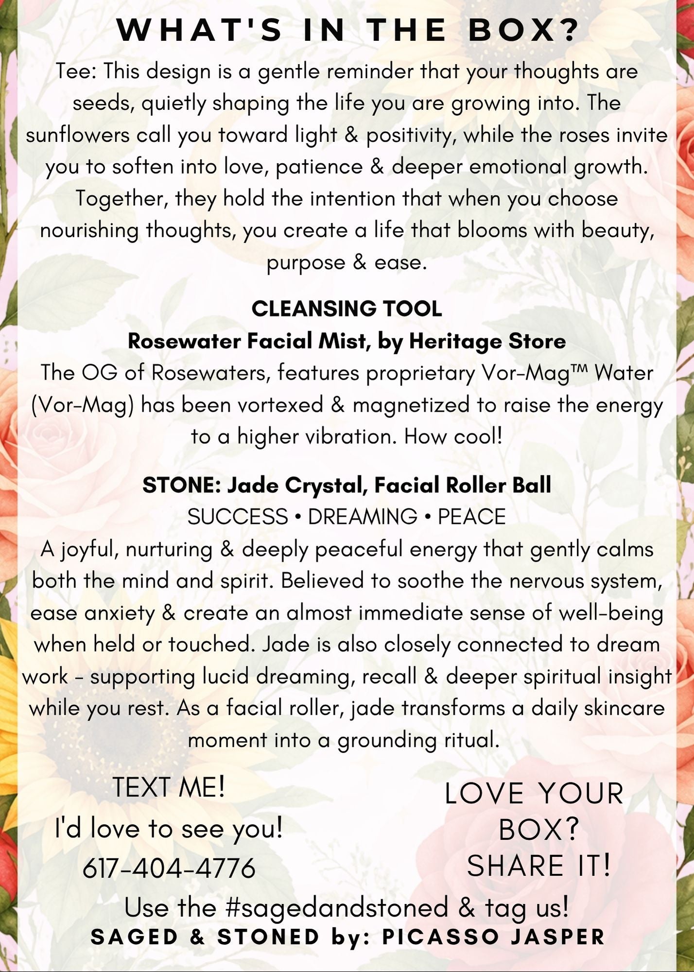 Let the Good Thoughts Grow - SAGED & STONED Ritual Bundle