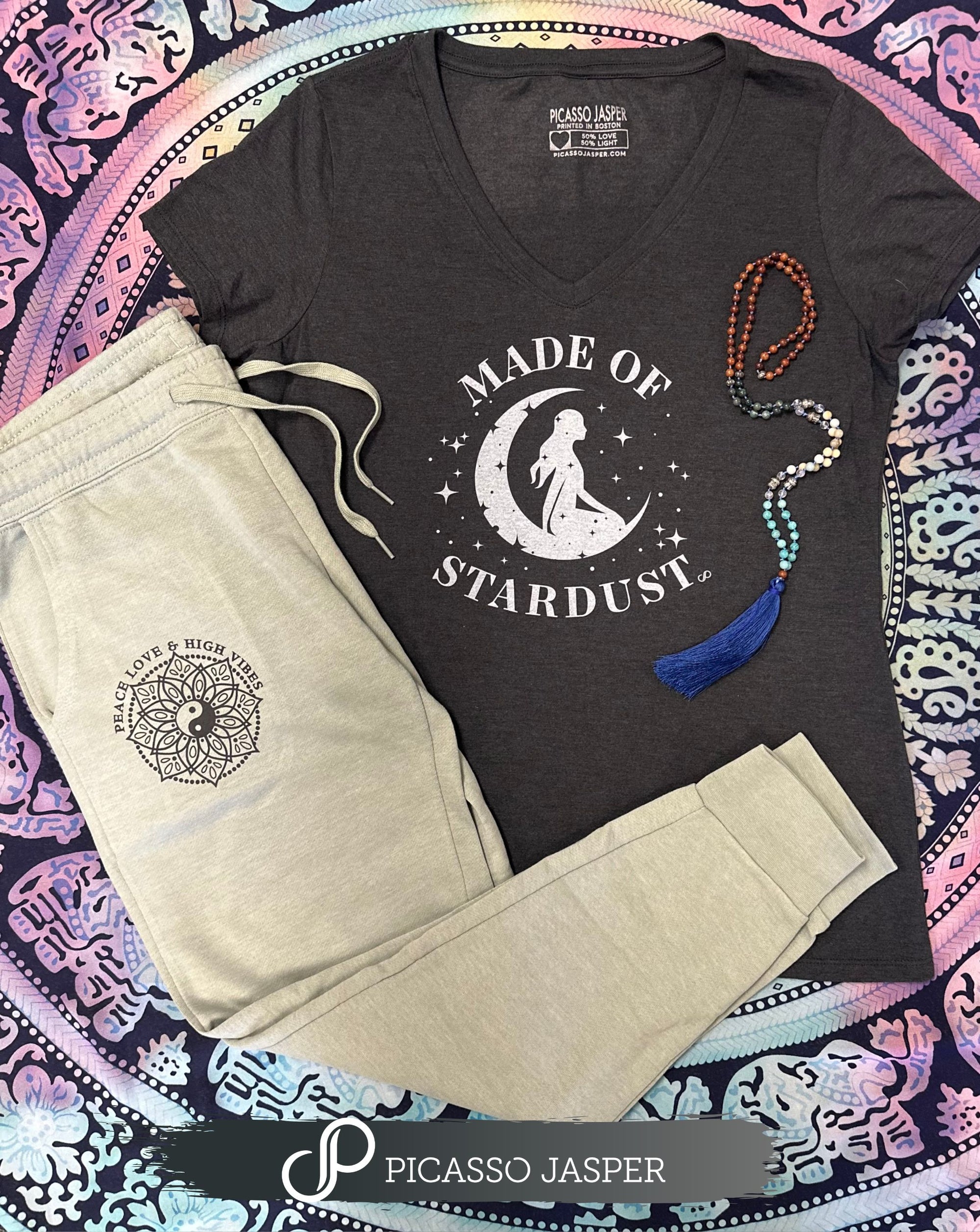 Made of Stardust, V-Neck Tee