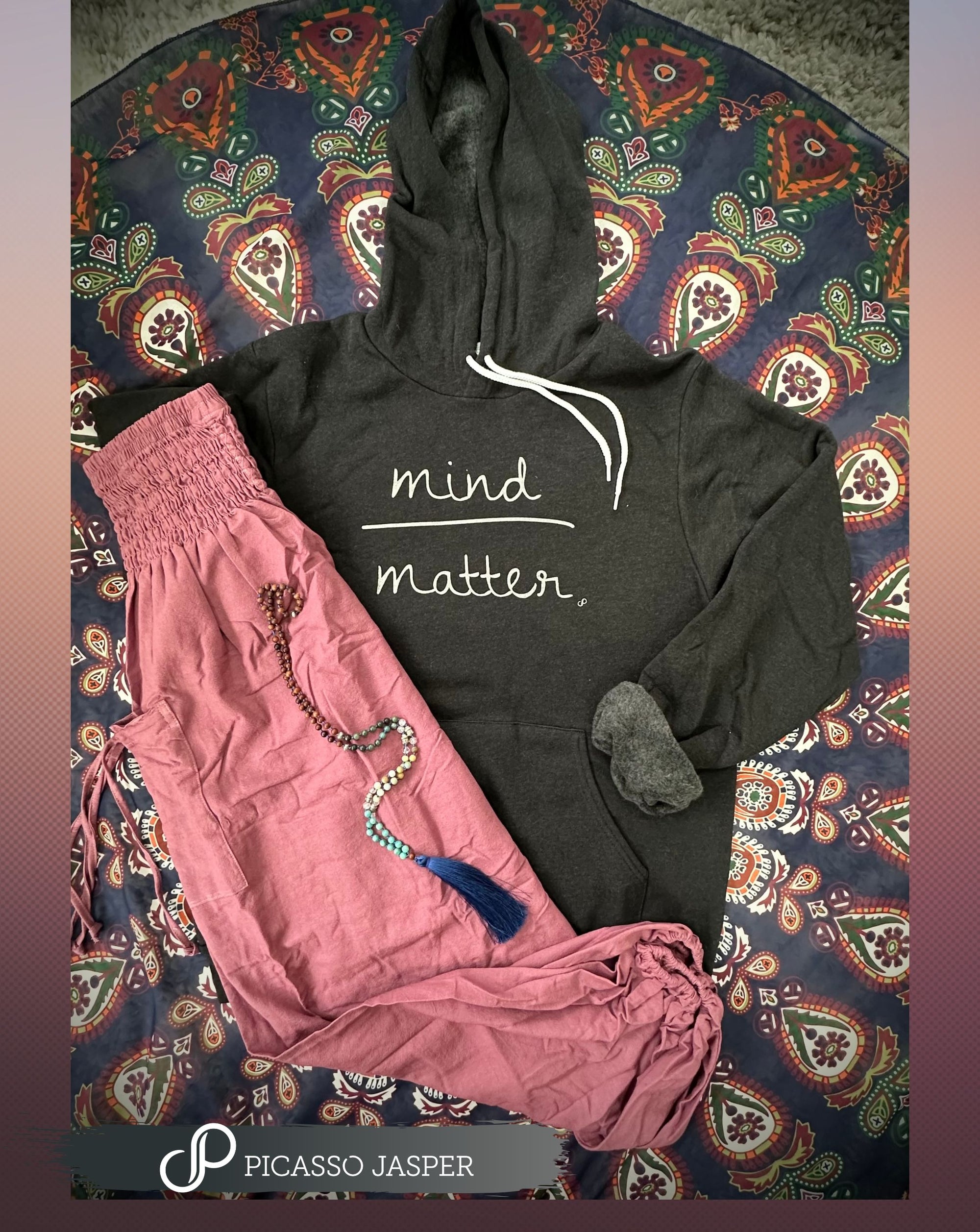 Mind Over Matter + Blush Cotton Magic Pants + Crystal, Sweatshirt Bundle!