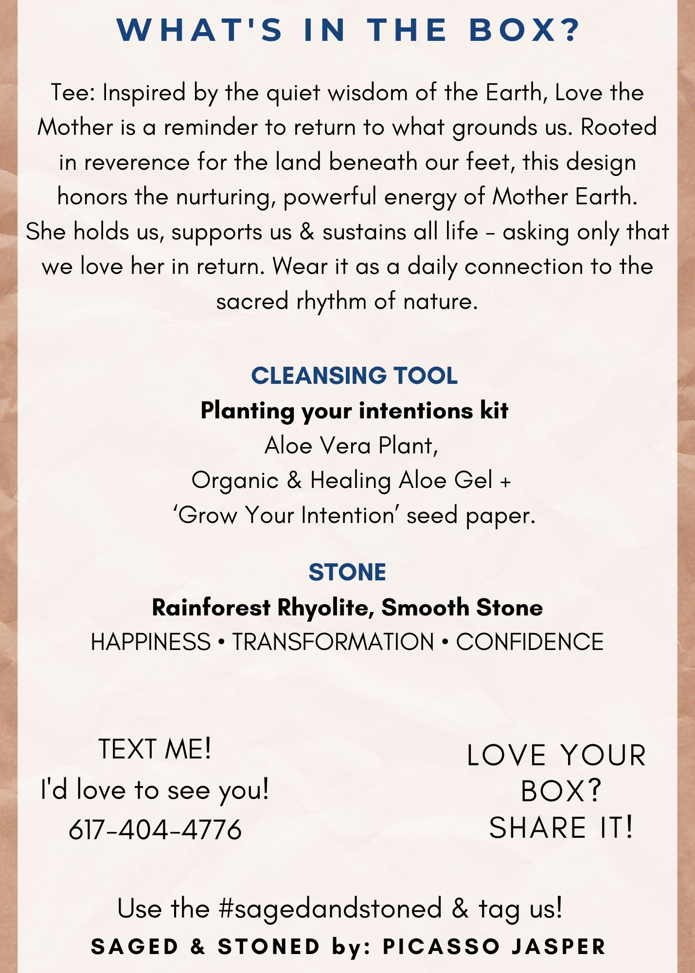 Mother Earth - SAGED & STONED Ritual Bundle