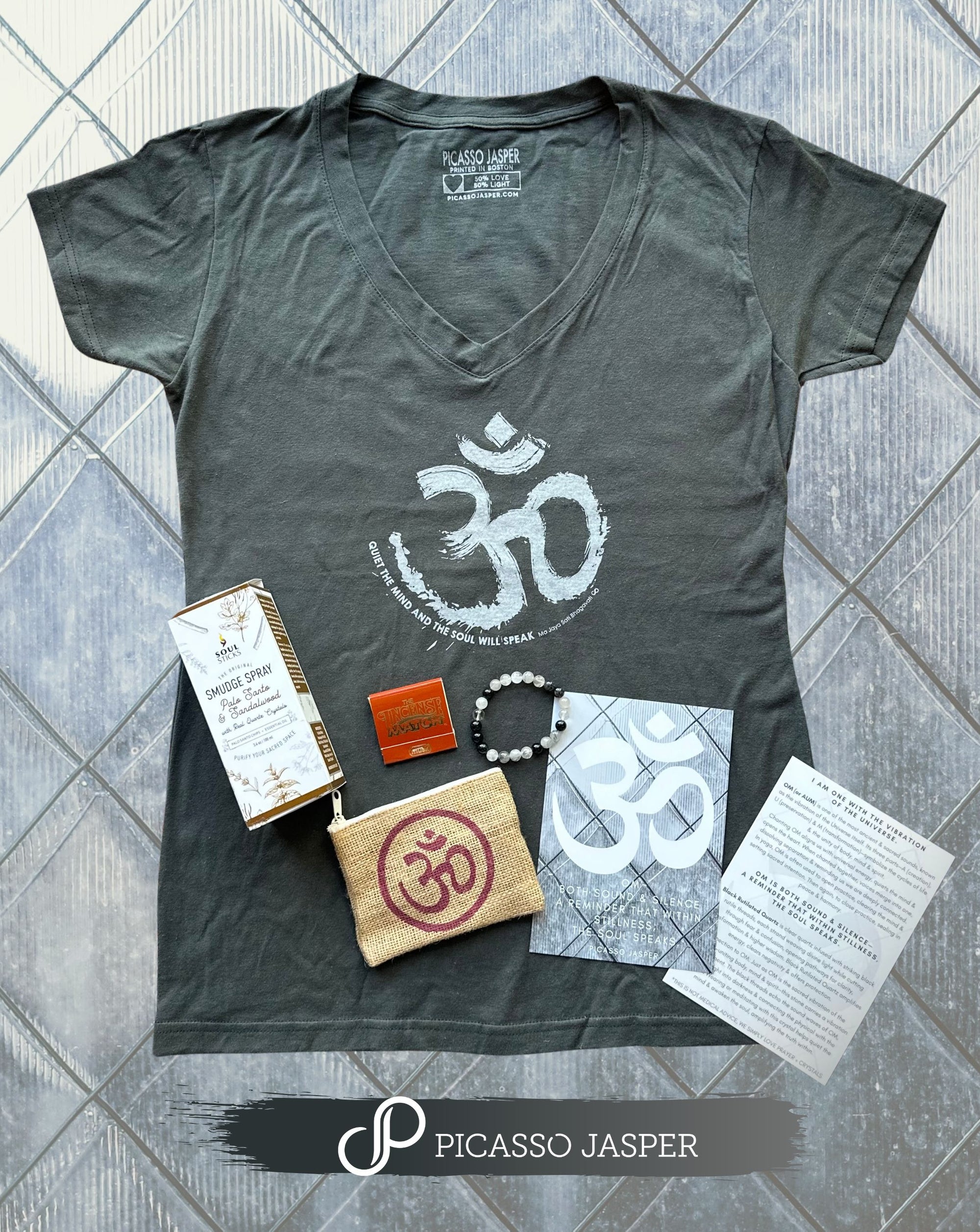 OM - Sacred Vibration: SAGED & STONED Ritual Bundle