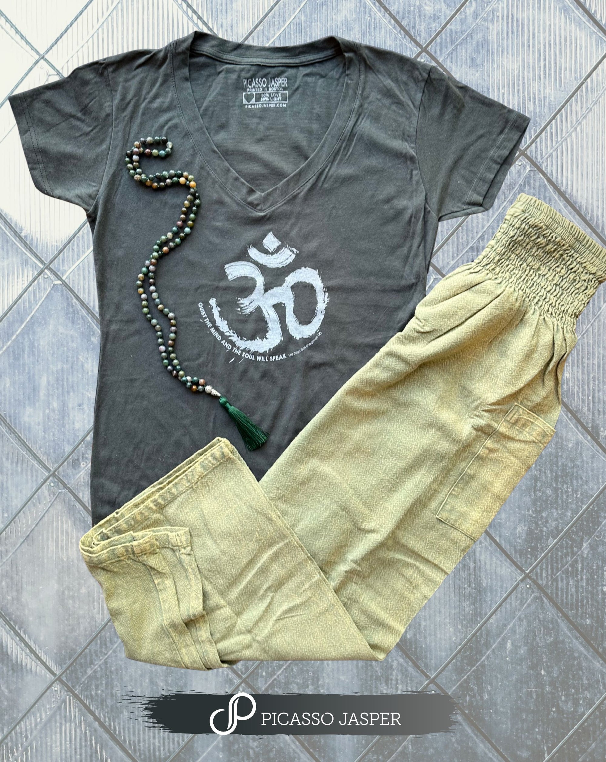 OM: Sacred Vibration, V-Neck Tee
