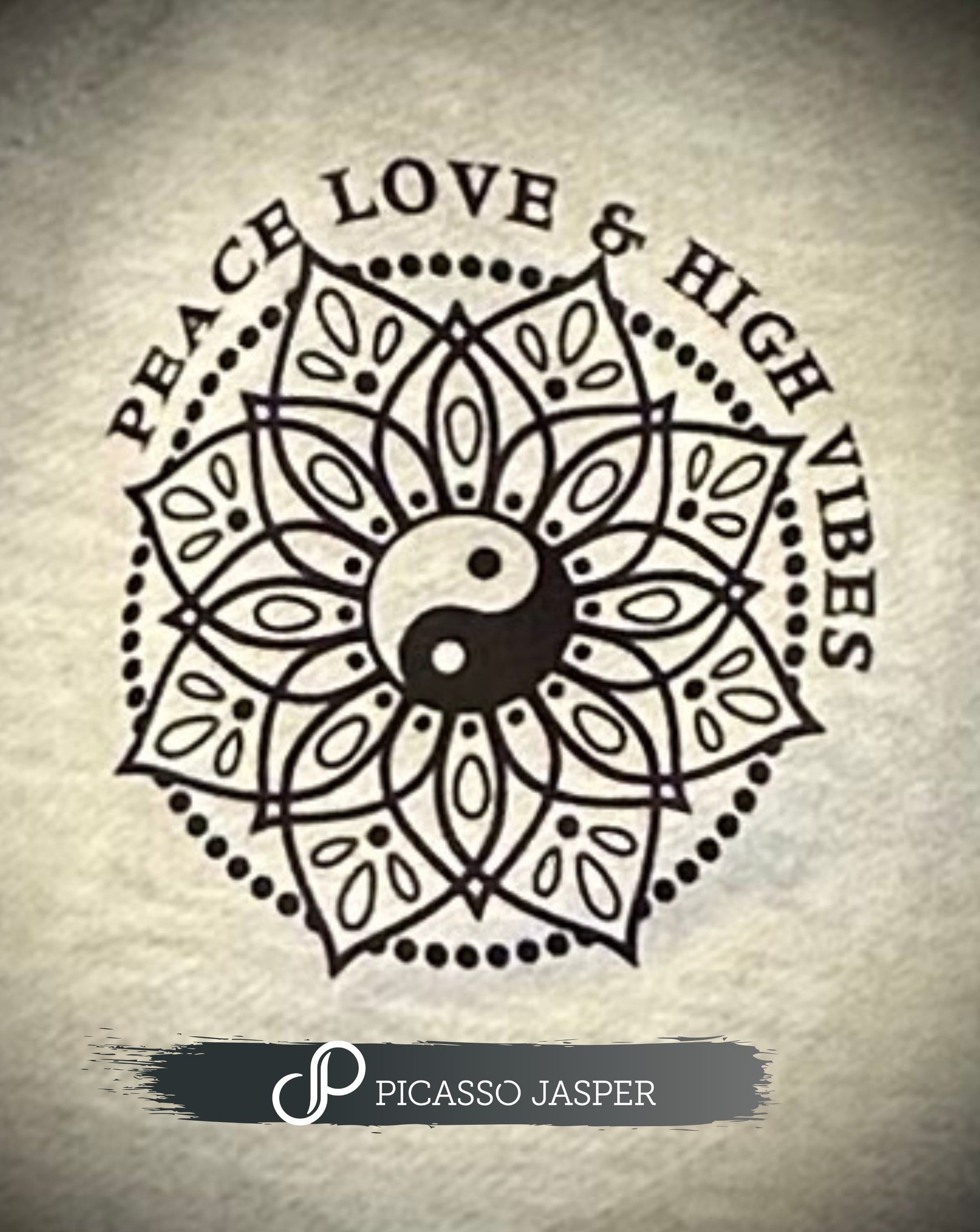 Peace, Love! Teal Wave Wash Jogger!