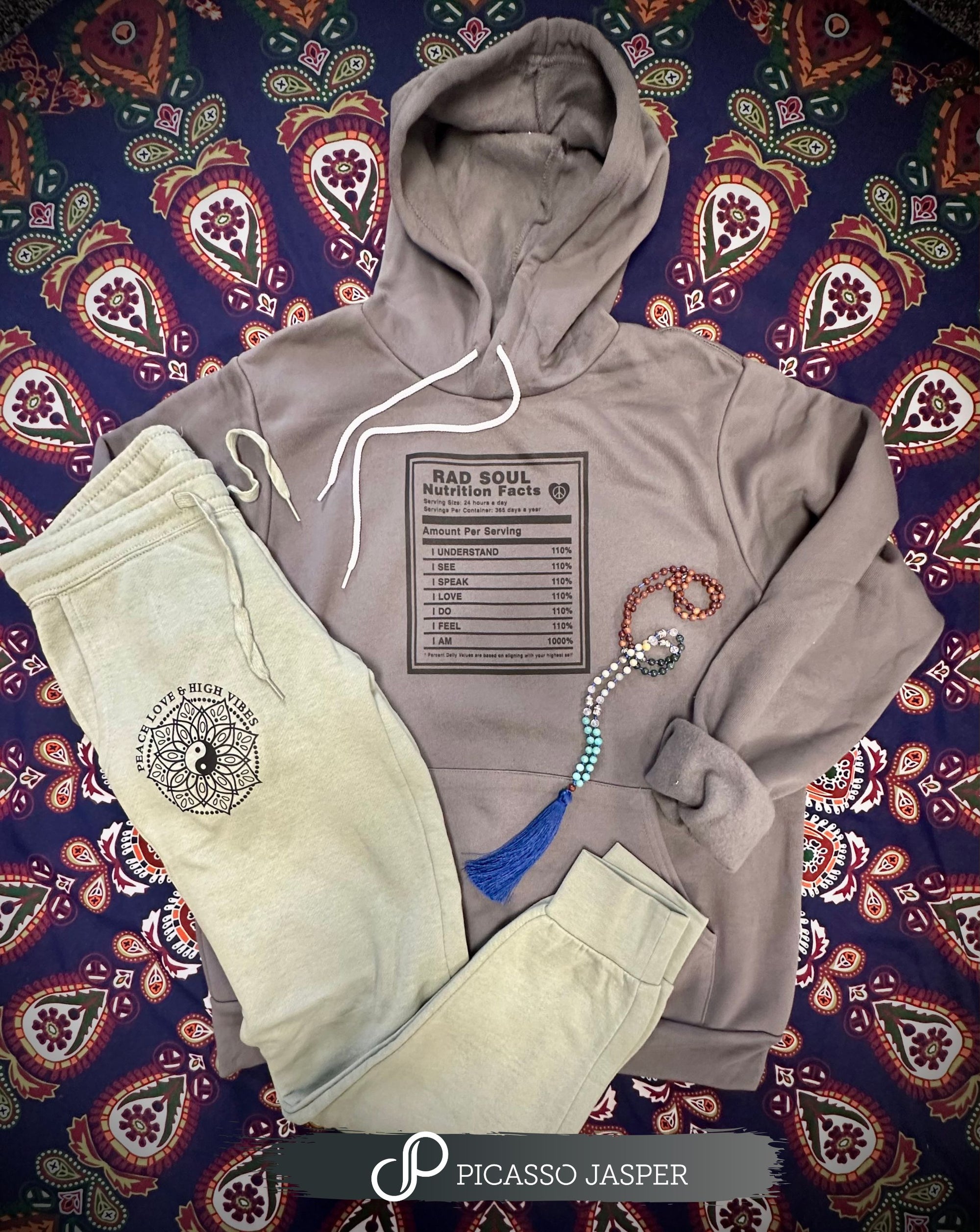 Rad Soul! All the Chakra Ingredients, Cozy Hoodie
