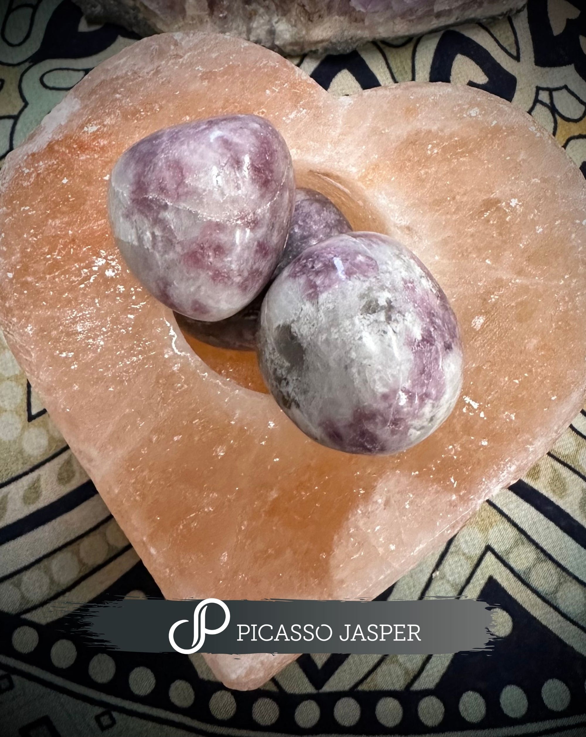 Rhodonite Tumble Crystal- Unconditional Love + Clear Communication