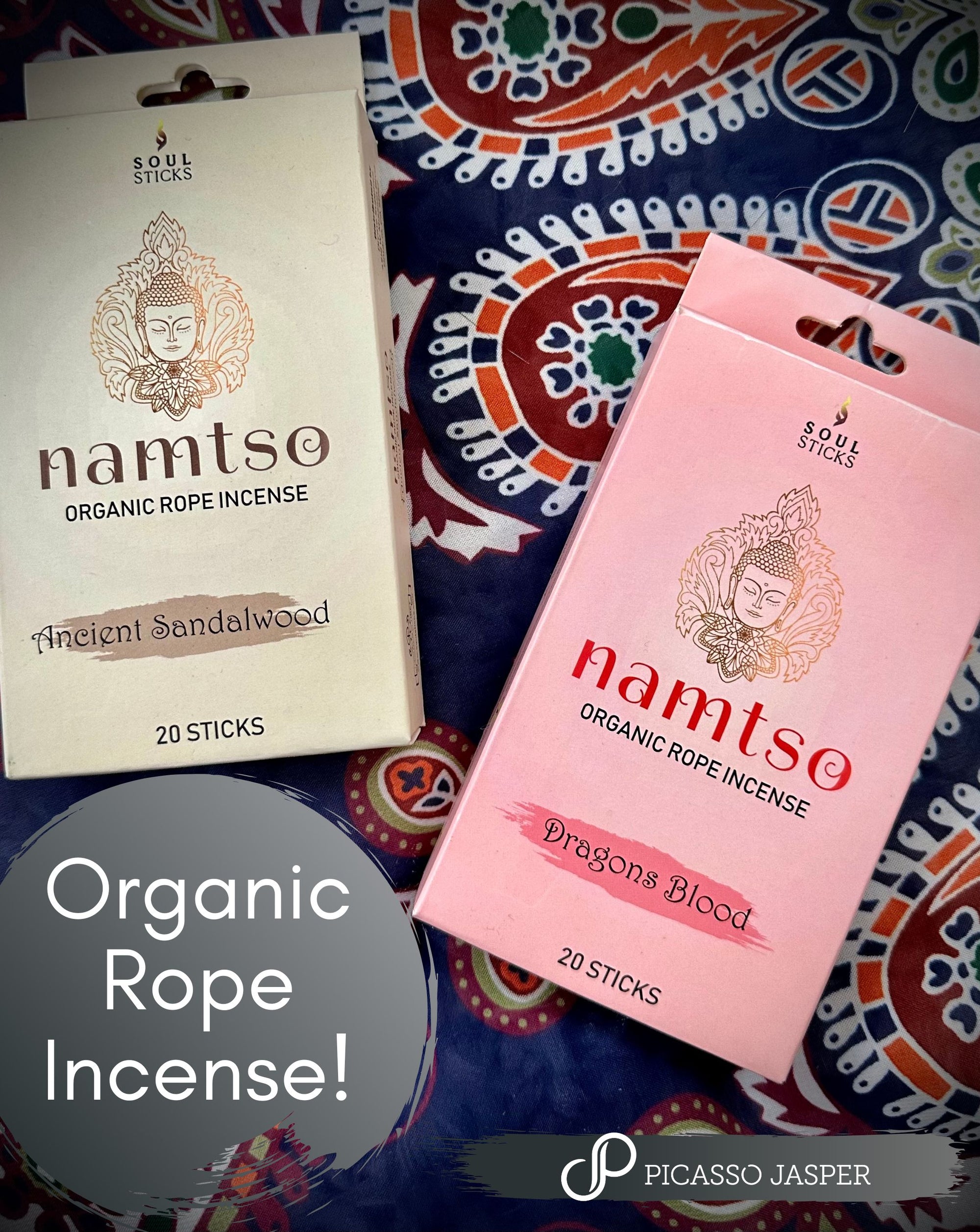 Organic Rope Incense: Calm & Relaxing