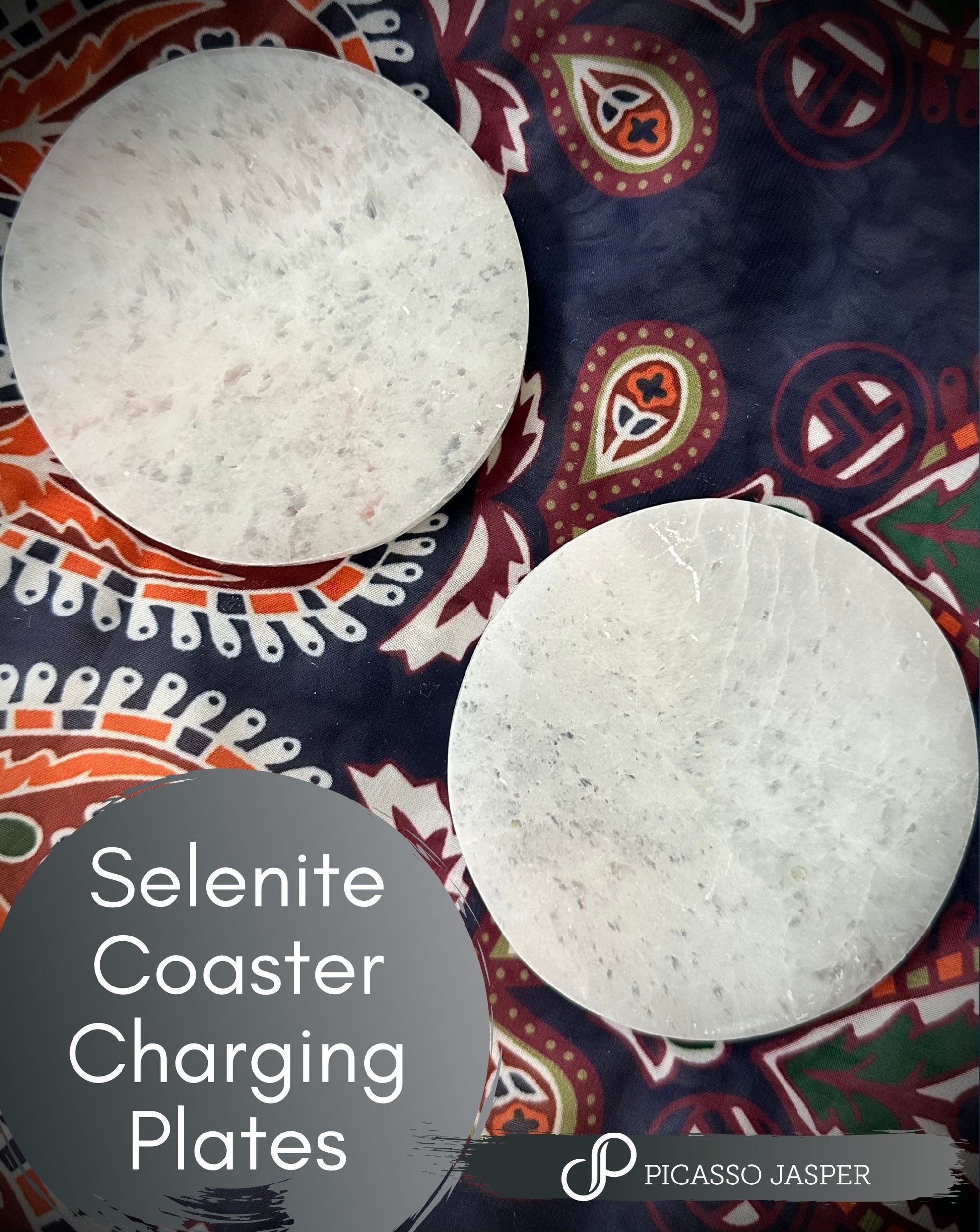 Selenite Charging Plate- Liquid Light